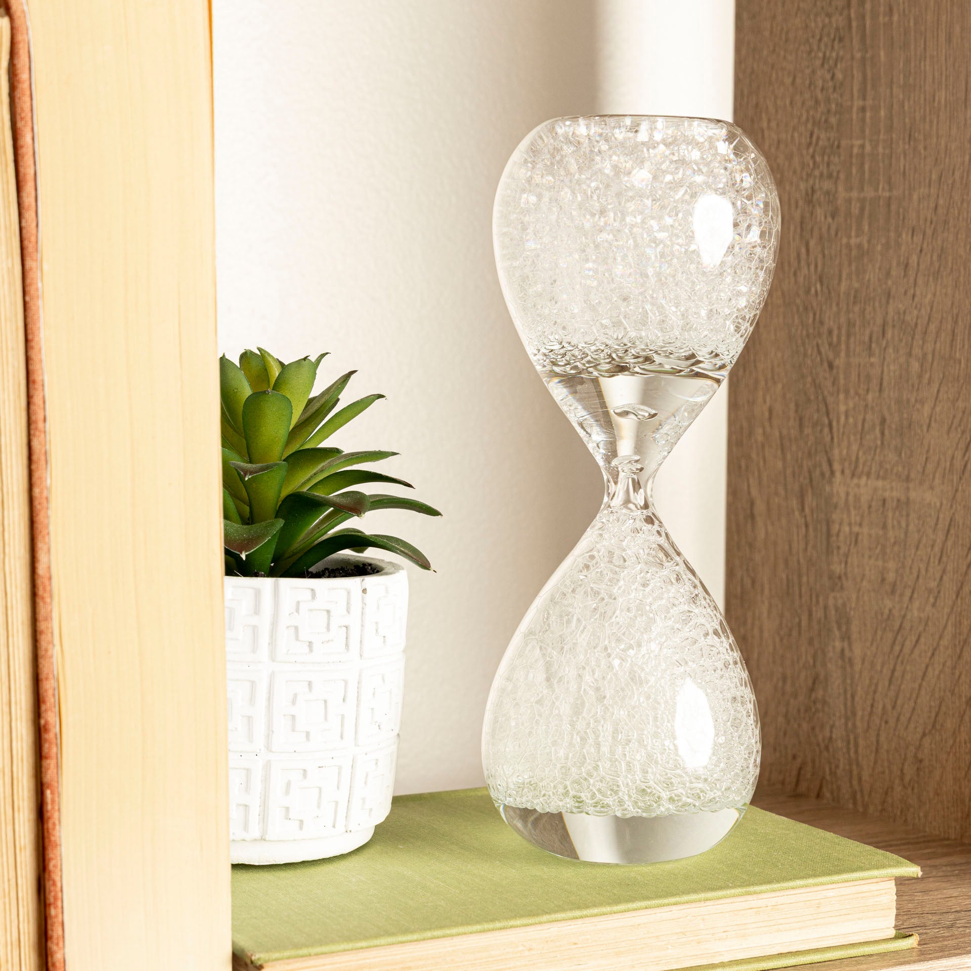 Liquid Bubbles Hourglass Timer