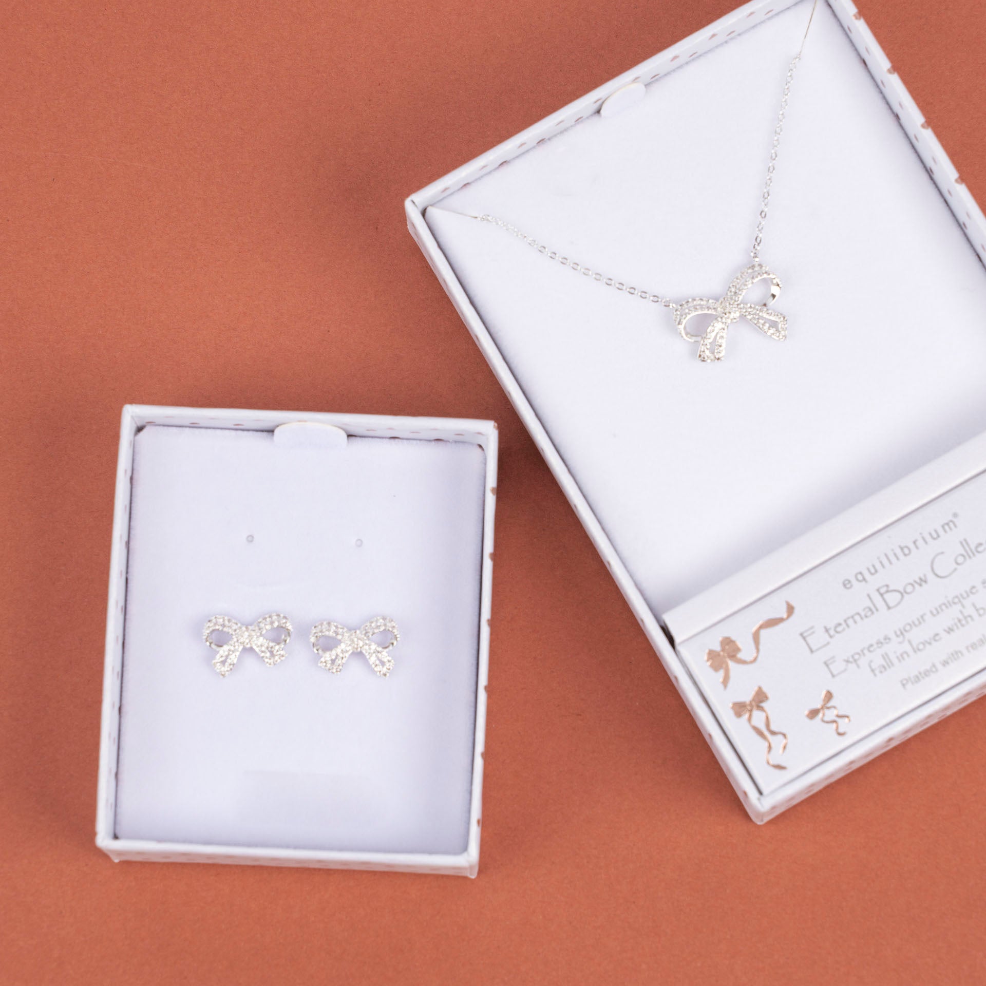 Eternal Bow Sparkle Necklace