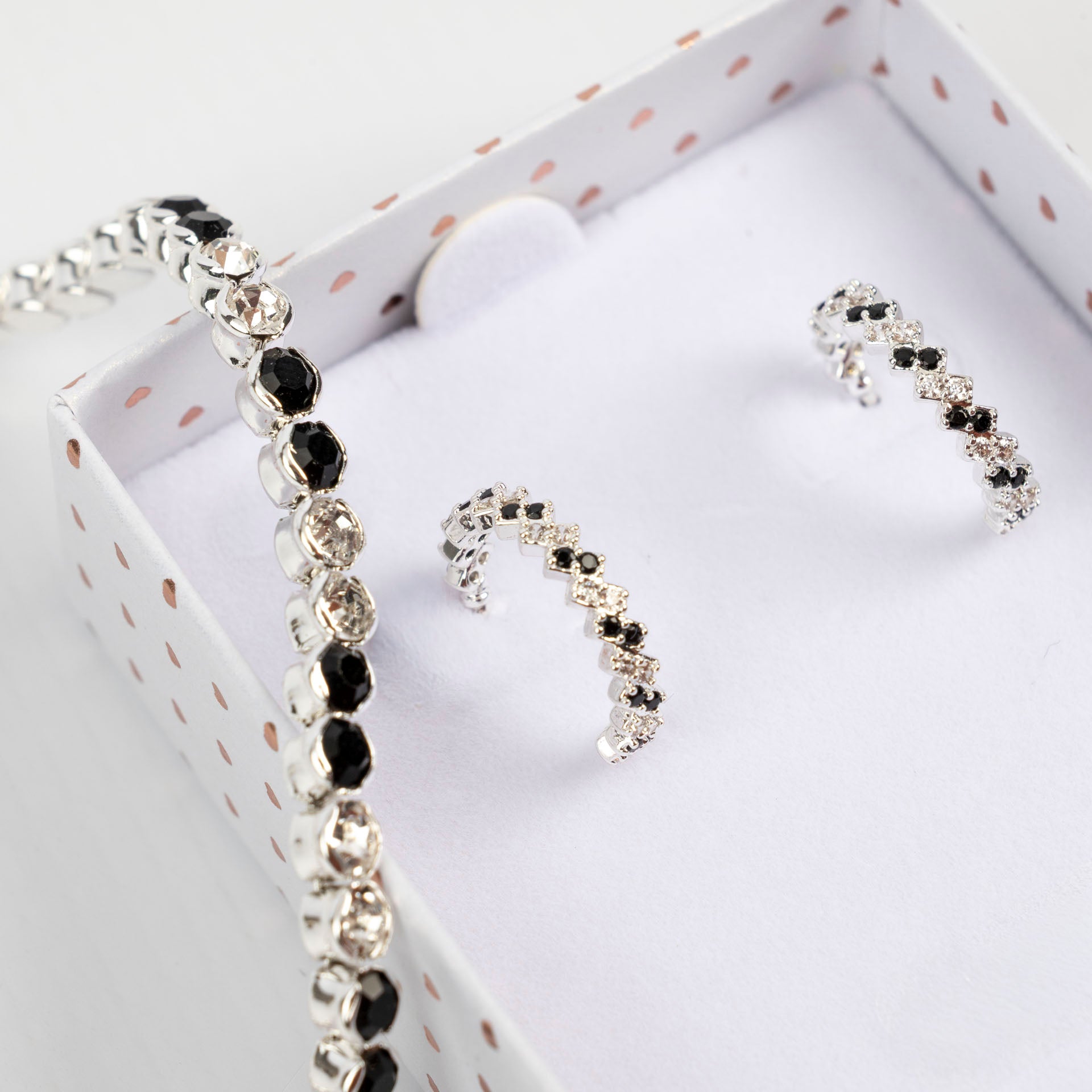 Midnight Sparkle Tennis Bracelet