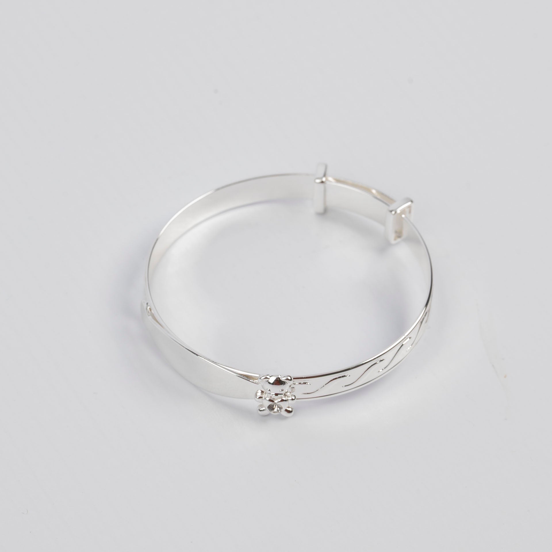 Sparkle Teddy Baby Keepsake Bangle