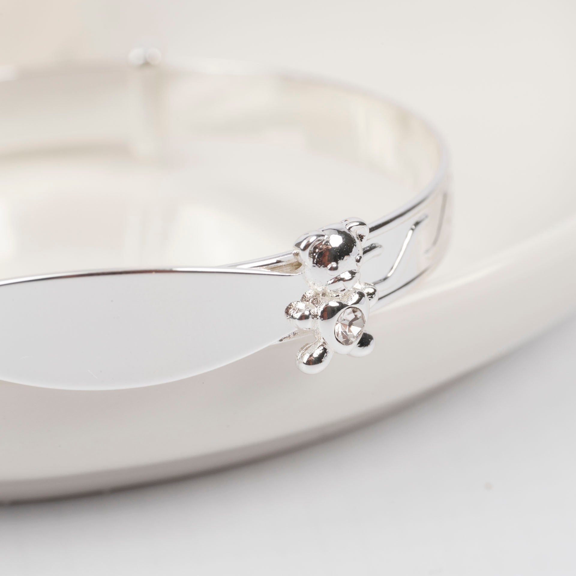 Sparkle Teddy Baby Keepsake Bangle