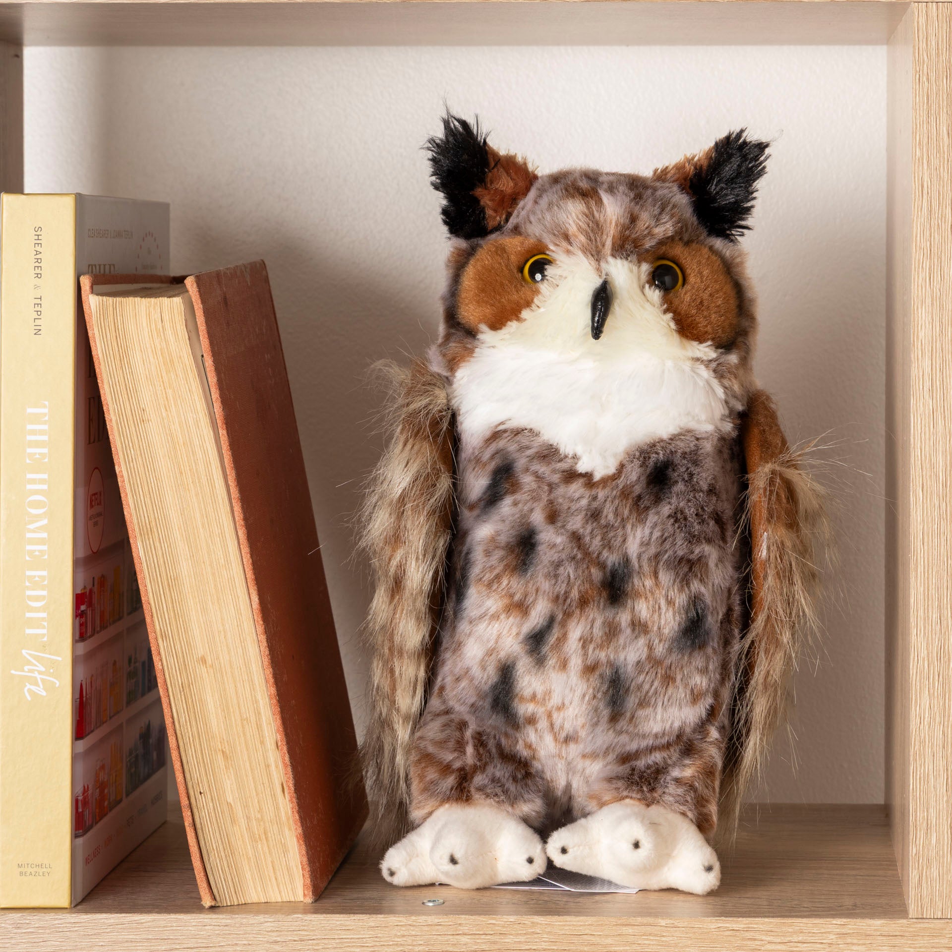 Einstein the Great Horned Owl Deluxe Plush Toy