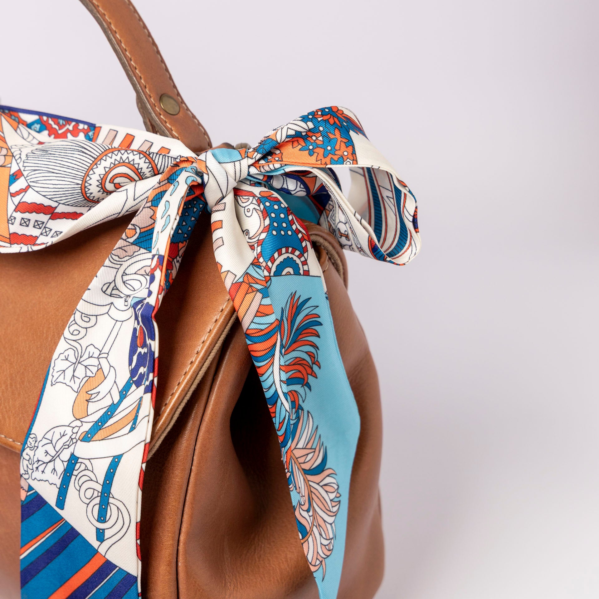 Statement Scarf Bag Charm / Hair Accessory