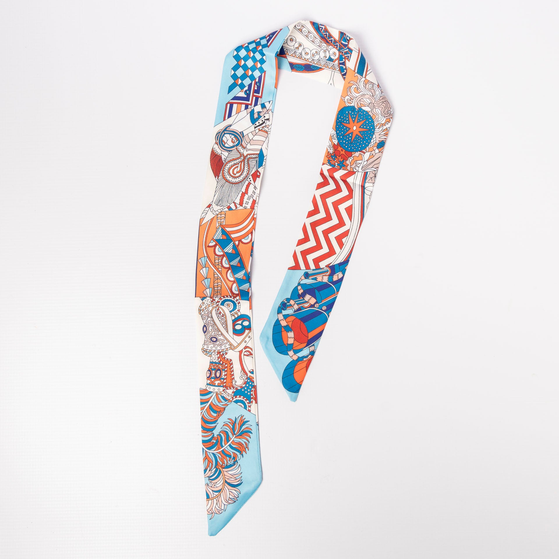 Statement Scarf Bag Charm / Hair Accessory