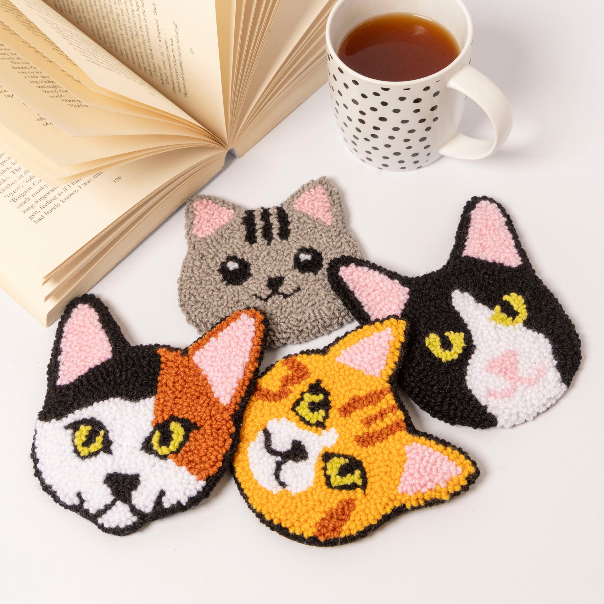 Cat Mug Rugs (assorted designs)