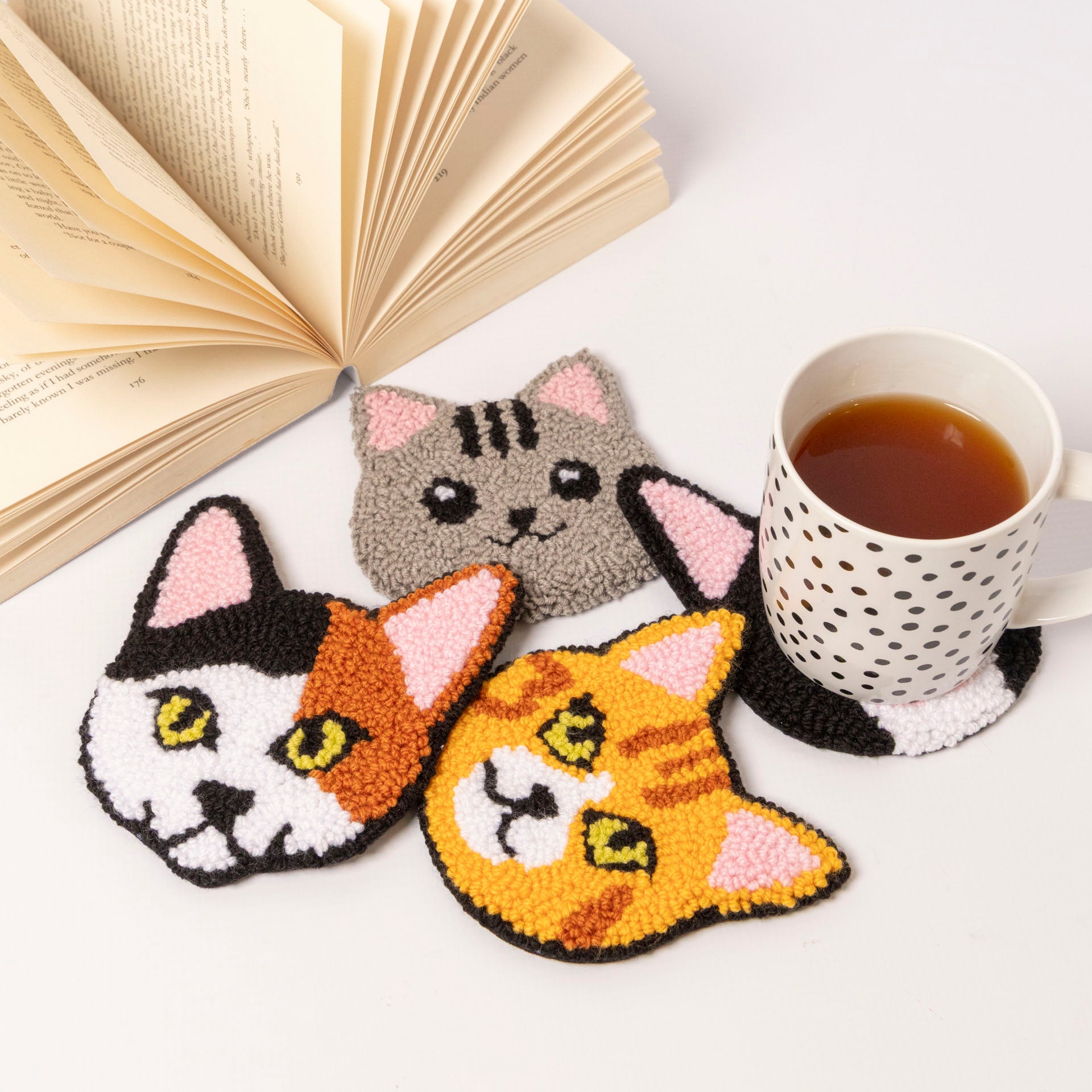 Cat Mug Rugs (assorted designs)