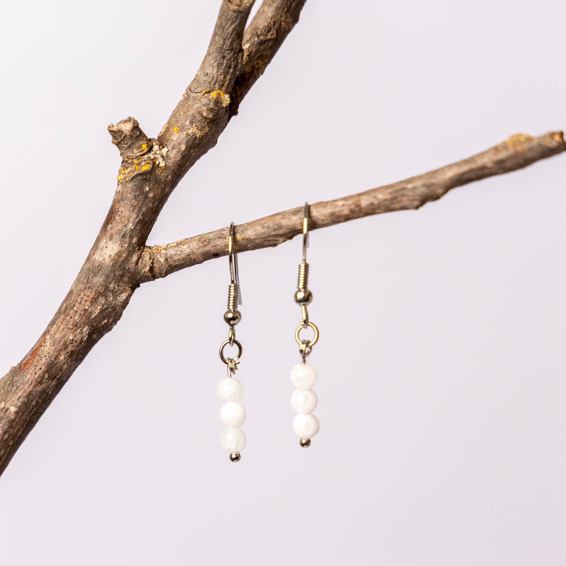 Gemstone Drop Earrings
