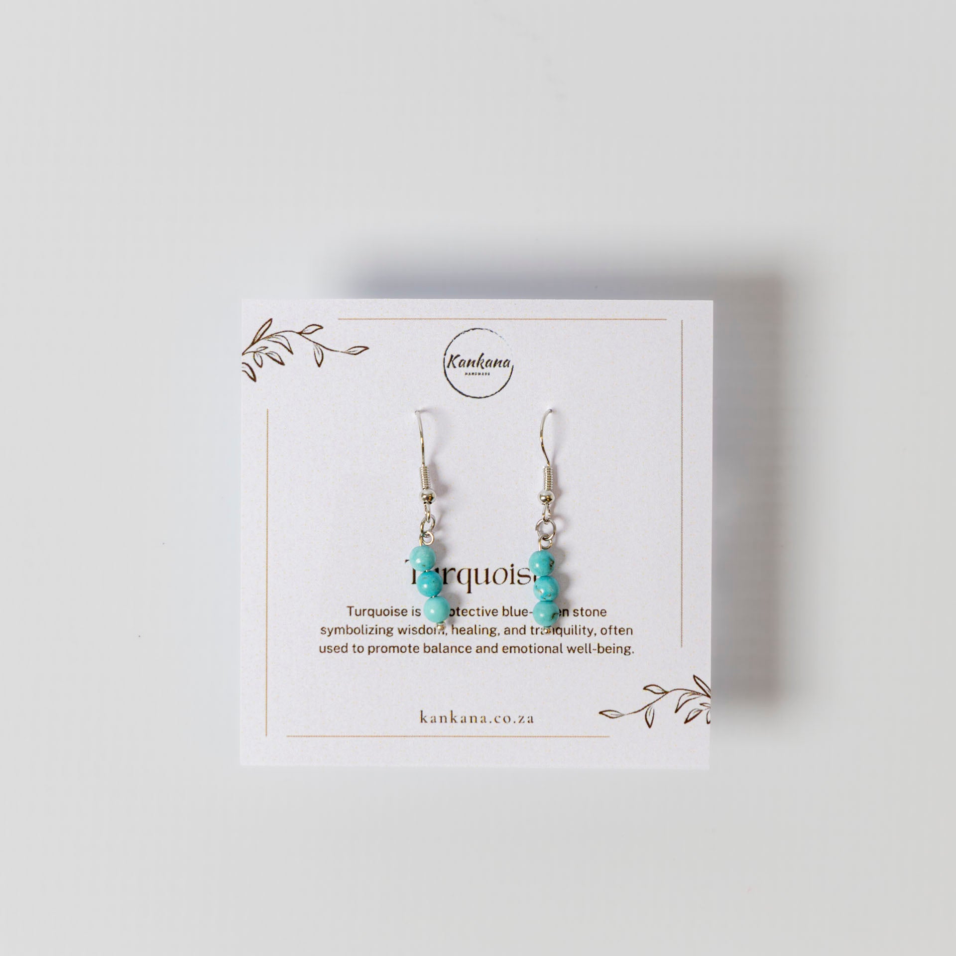 Gemstone Drop Earrings