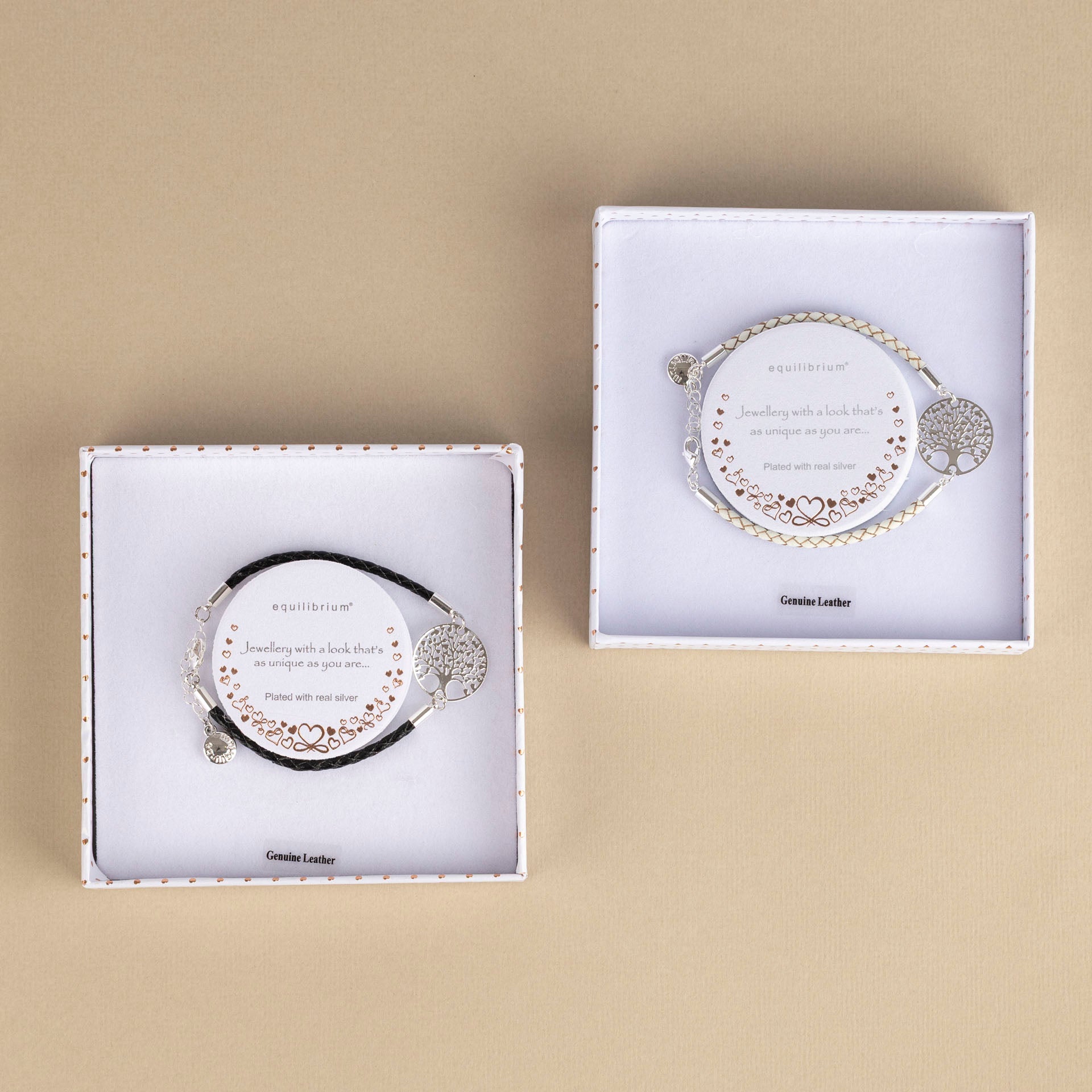 Tree of Life Leather Plaited Bracelet