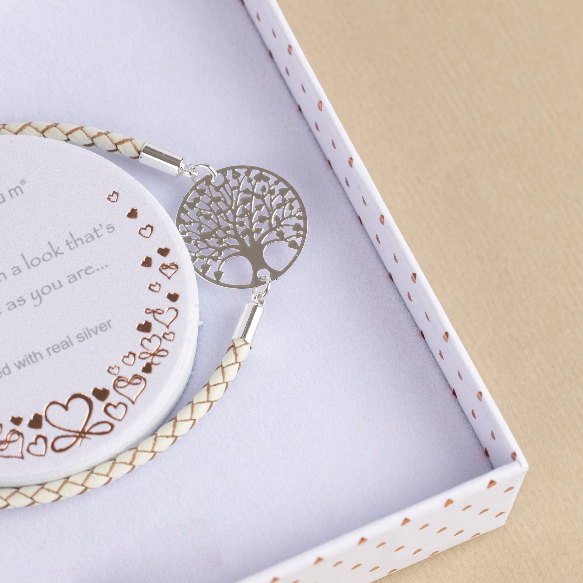 Tree of Life Leather Plaited Bracelet