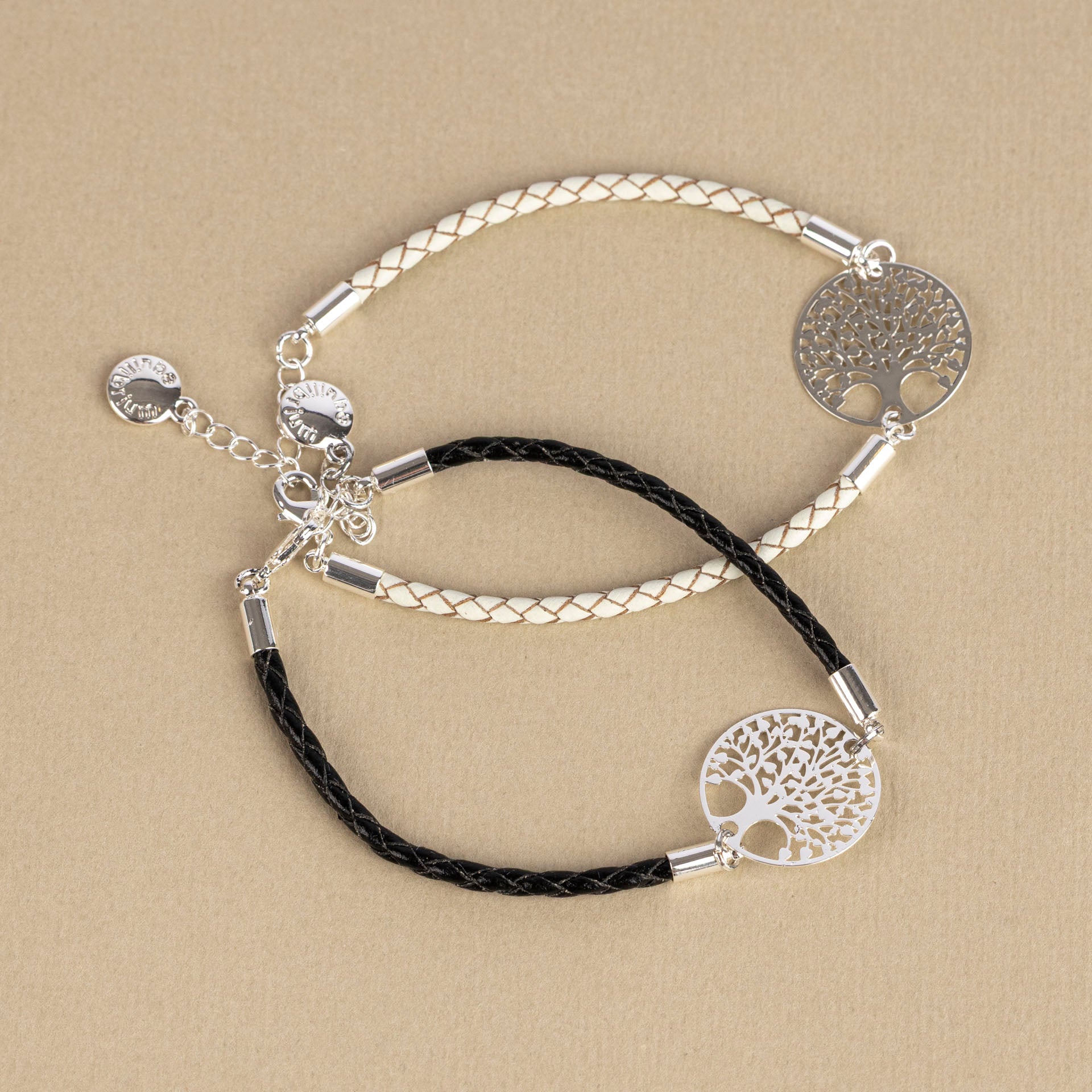 Tree of Life Leather Plaited Bracelet