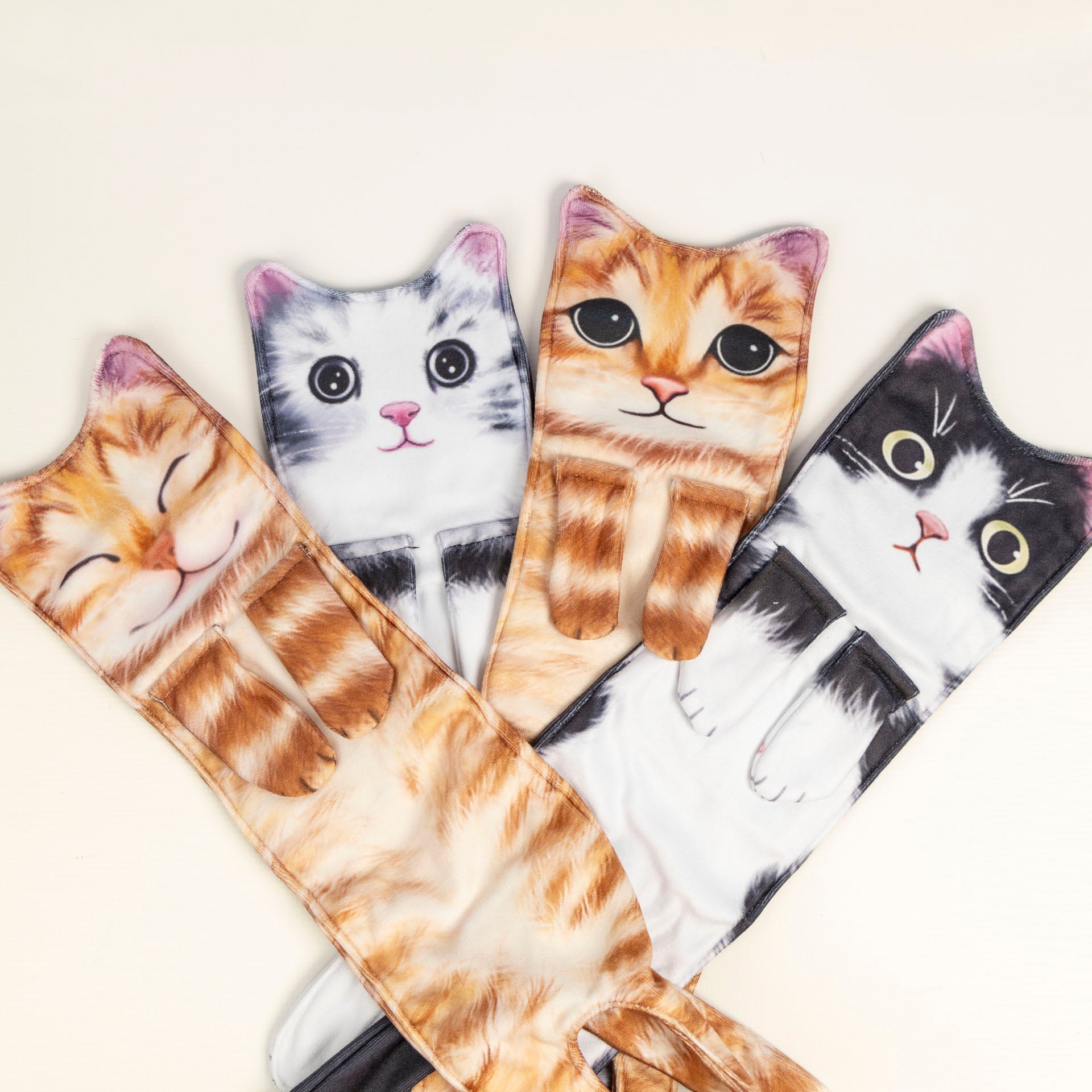 Hanging Cat Hand Towels (assorted designs)