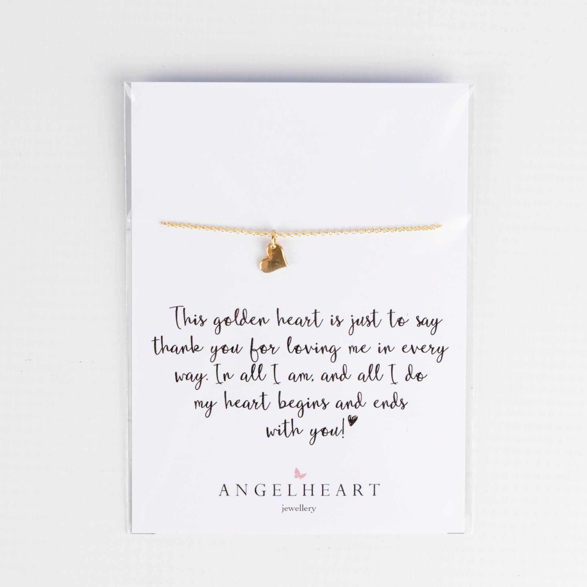 Gold-Dipped Heart Bracelet