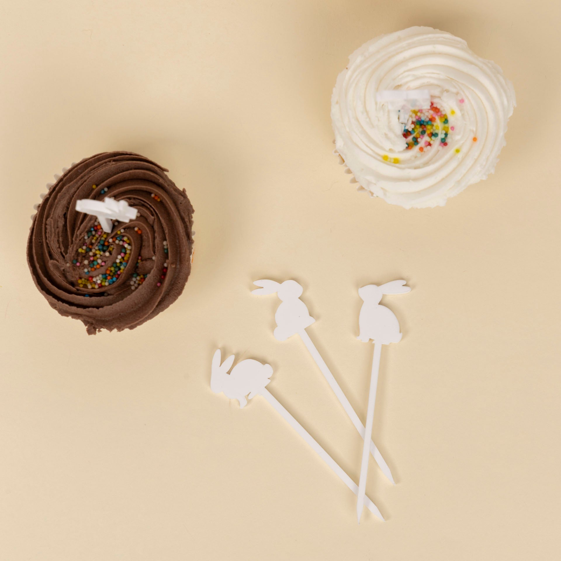 Easter Bunny Food Picks (set of 6)