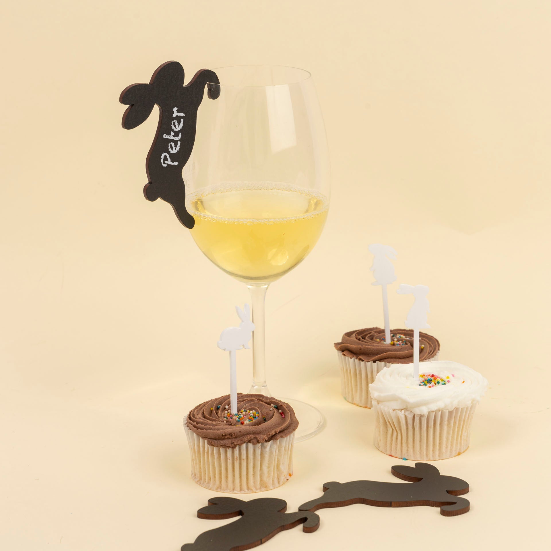 Bunny Chalkboard Tags (Set of 6)