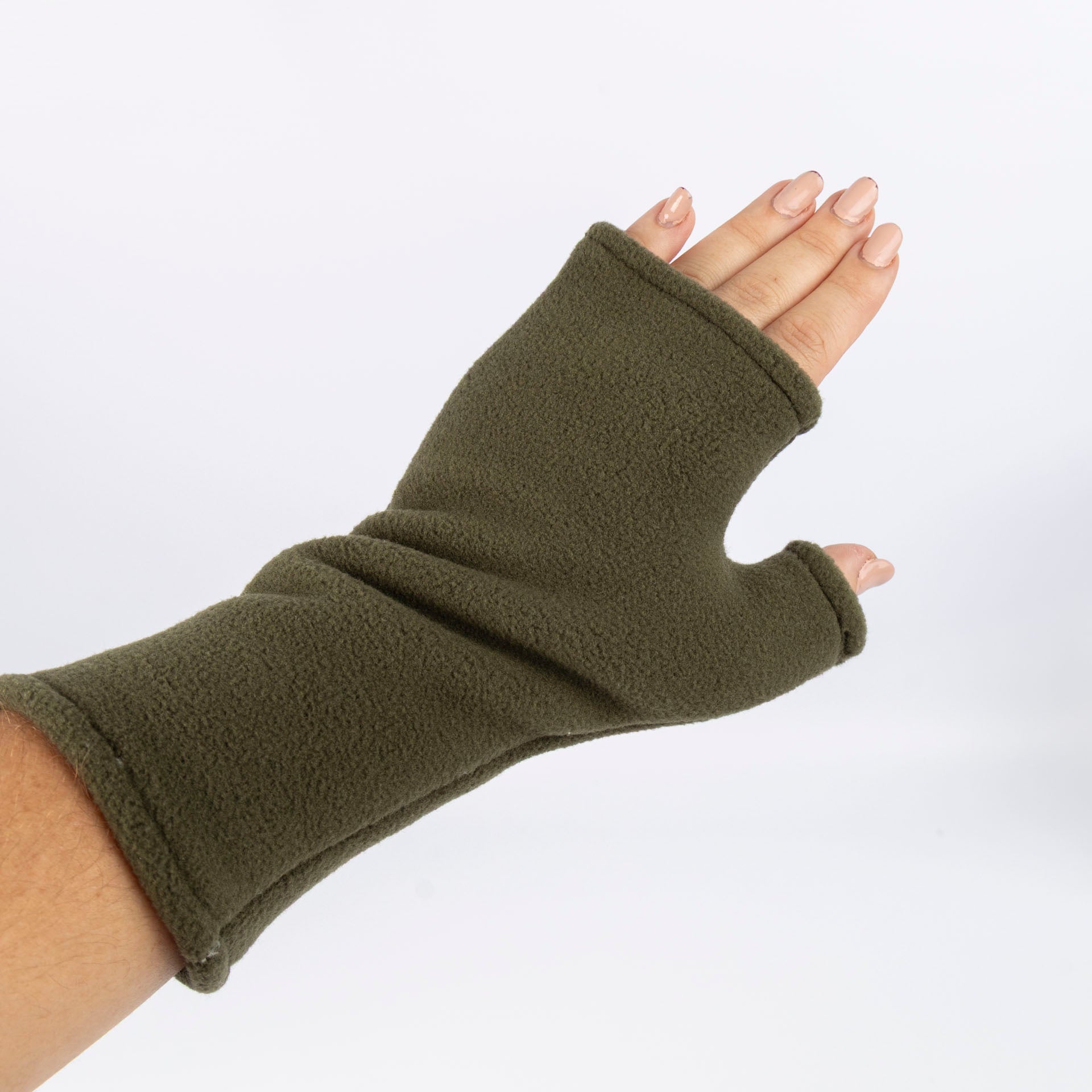 Ladies' Fleece-Lined Wristie Gloves (assorted colours)