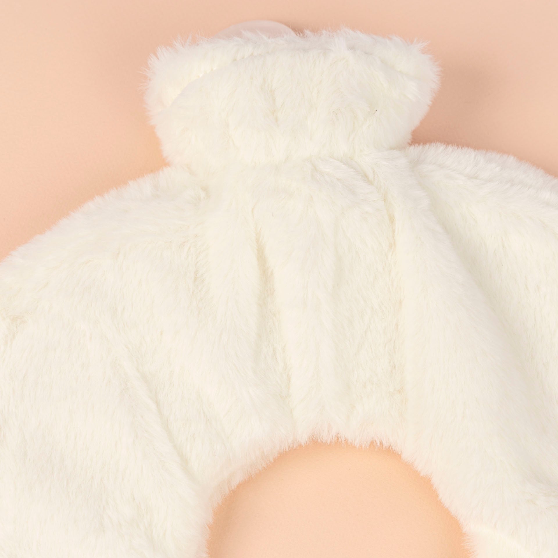 Cosy U-Shaped Neck & Shoulder Hot Water Bottle with Plush Cover