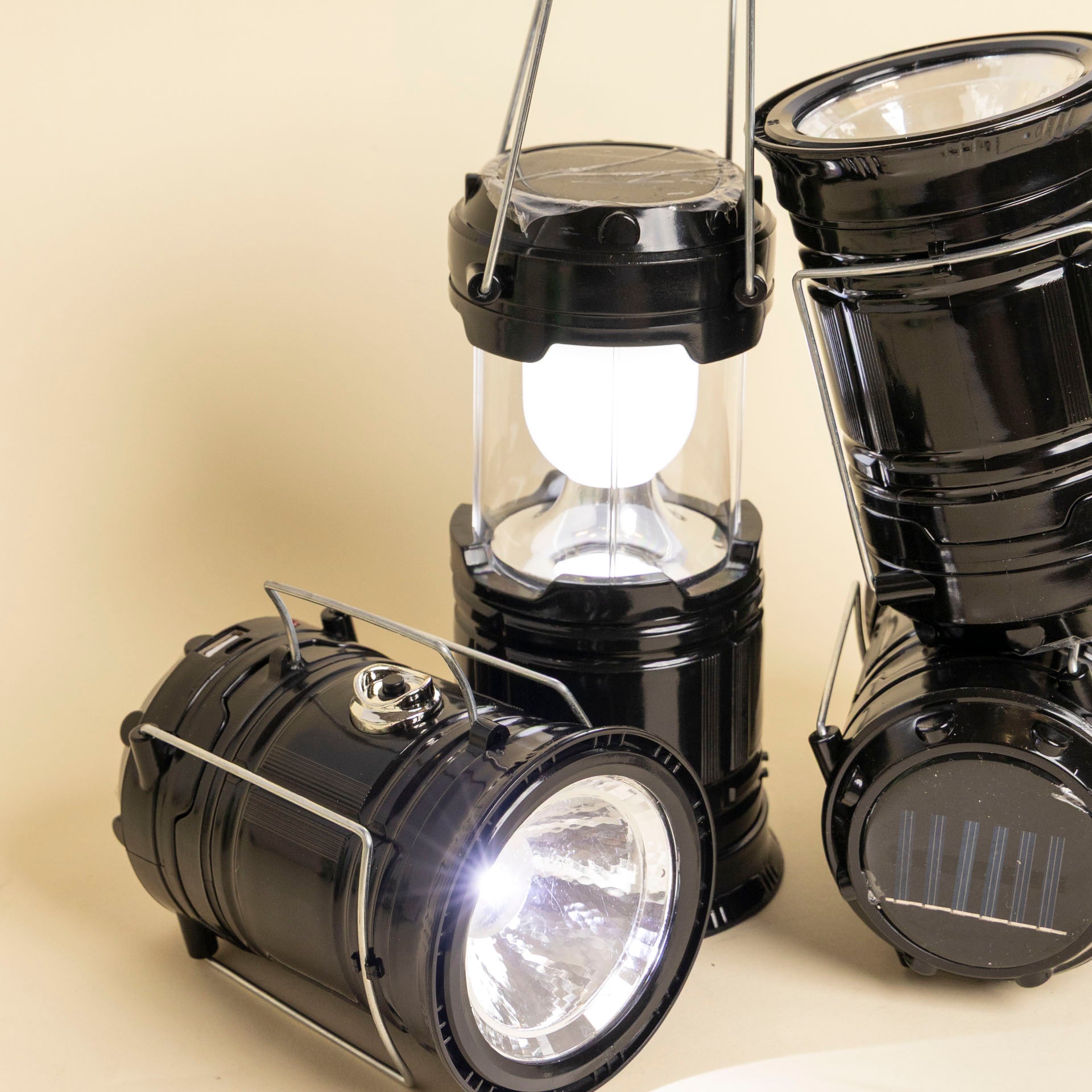 Collapsible Solar LED Lanterns (pack of 4)