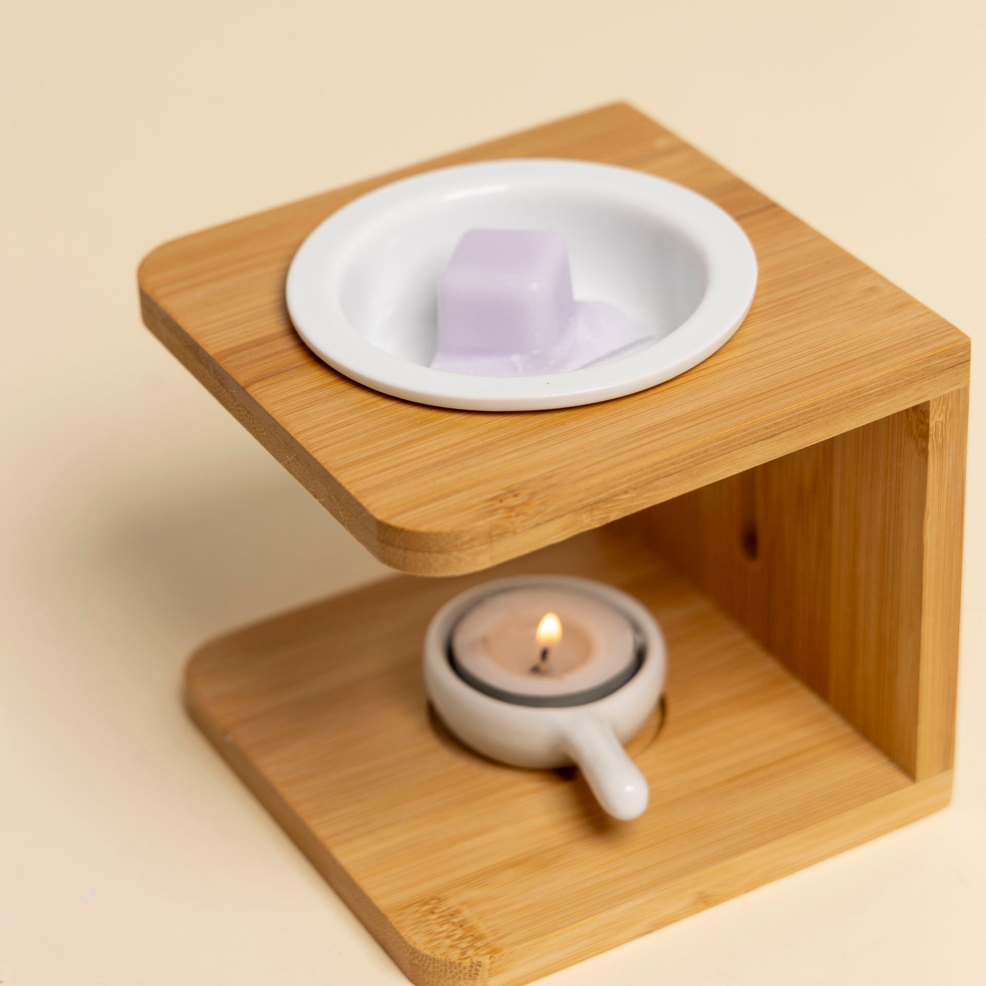 Bamboo Aromatherapy Oil and Wax Melt Burner