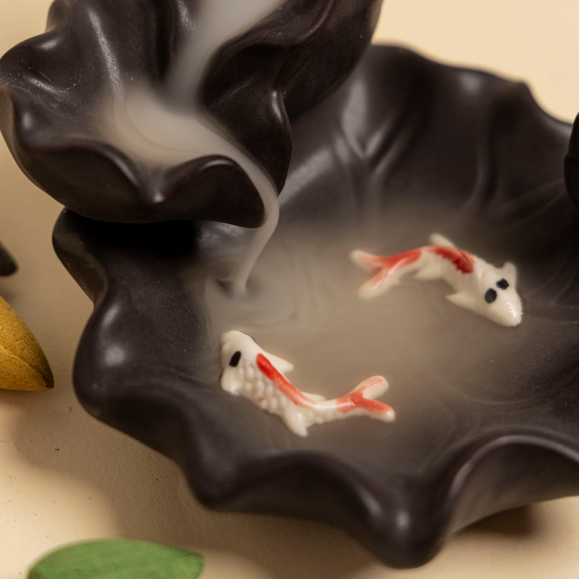 Lotus Koi Pond Backflow Incense Burner