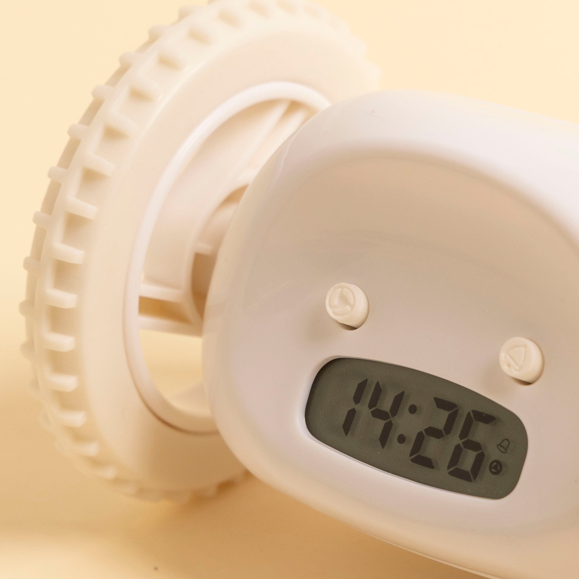 Novelty Runaway Alarm Clock on Wheels