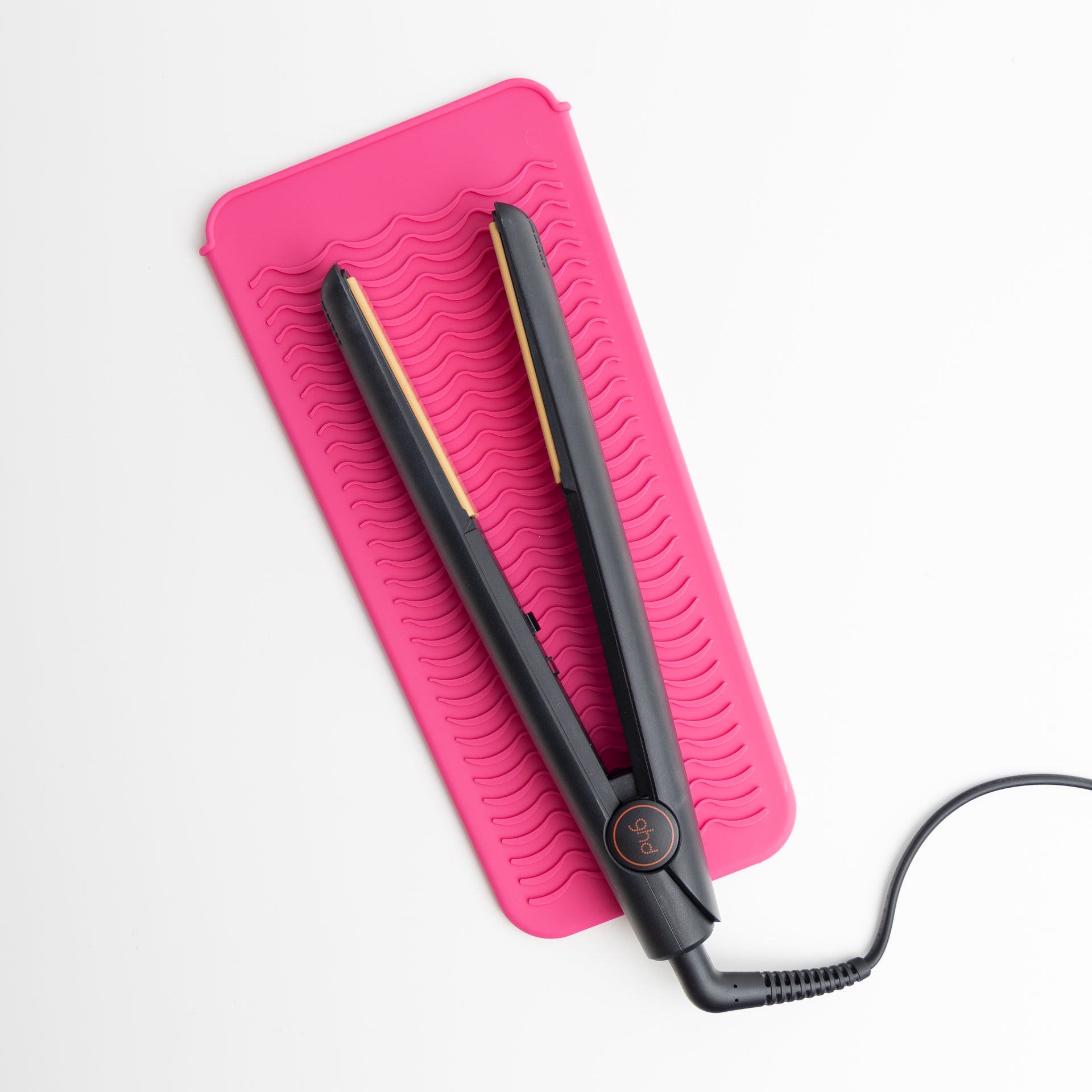 Silicone Travel Pouch and Heat Mat for Hair Styling Tools