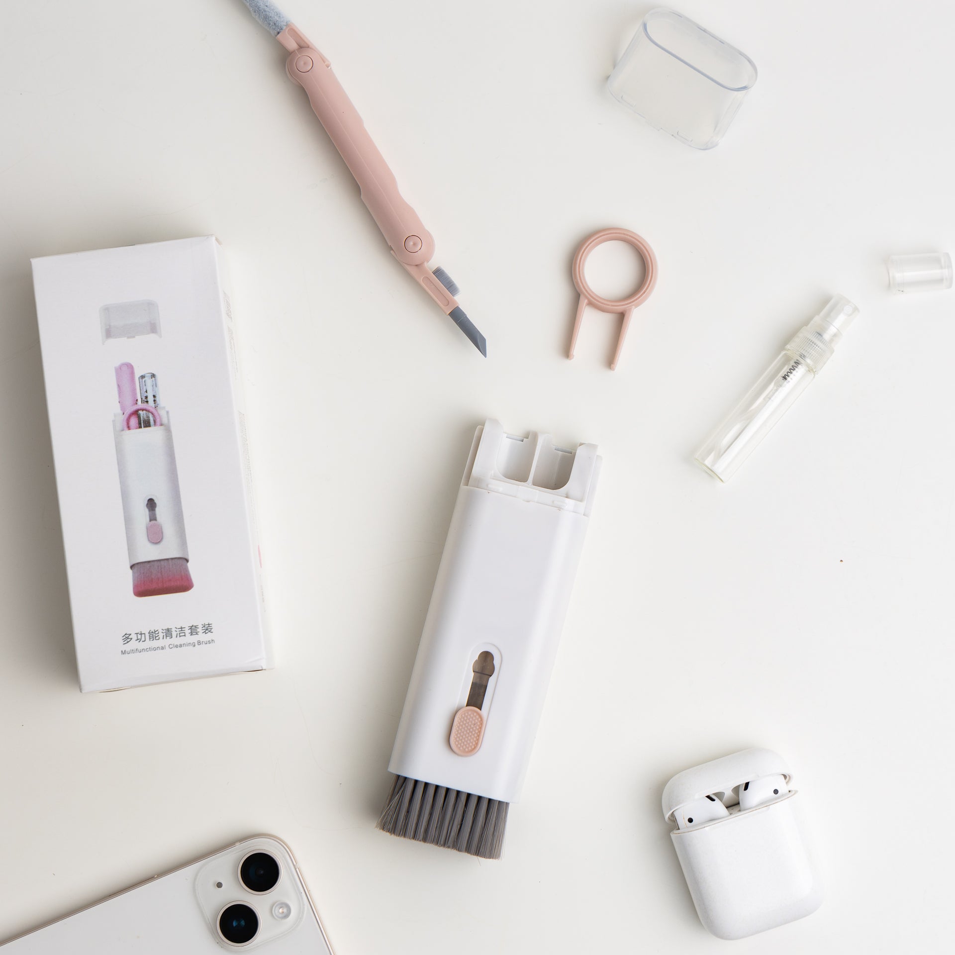 7-in-1 Tech Cleaning Kit (Pink or Blue)