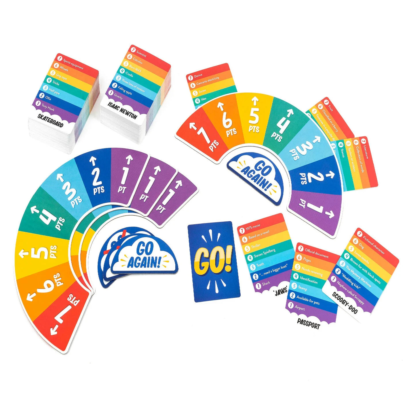 Rainbow Go! Family Trivia Game