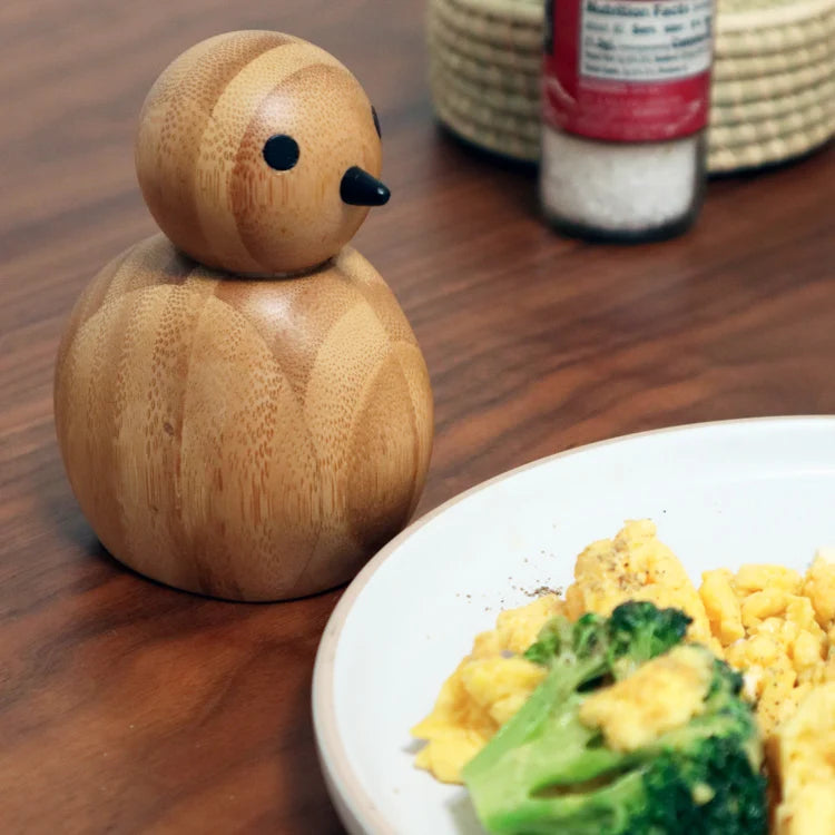 Bamboo Birdy Grinder (for salt or pepper)