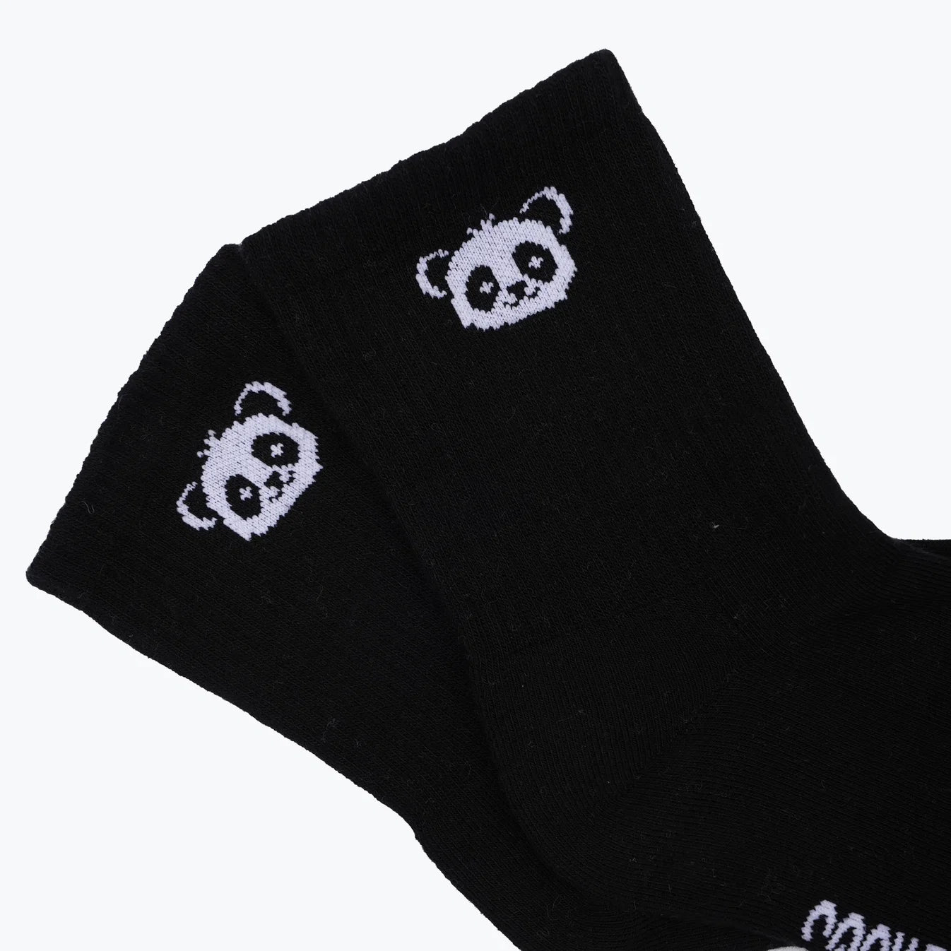"Panda" Ladies' Ribbed Cotton Socks