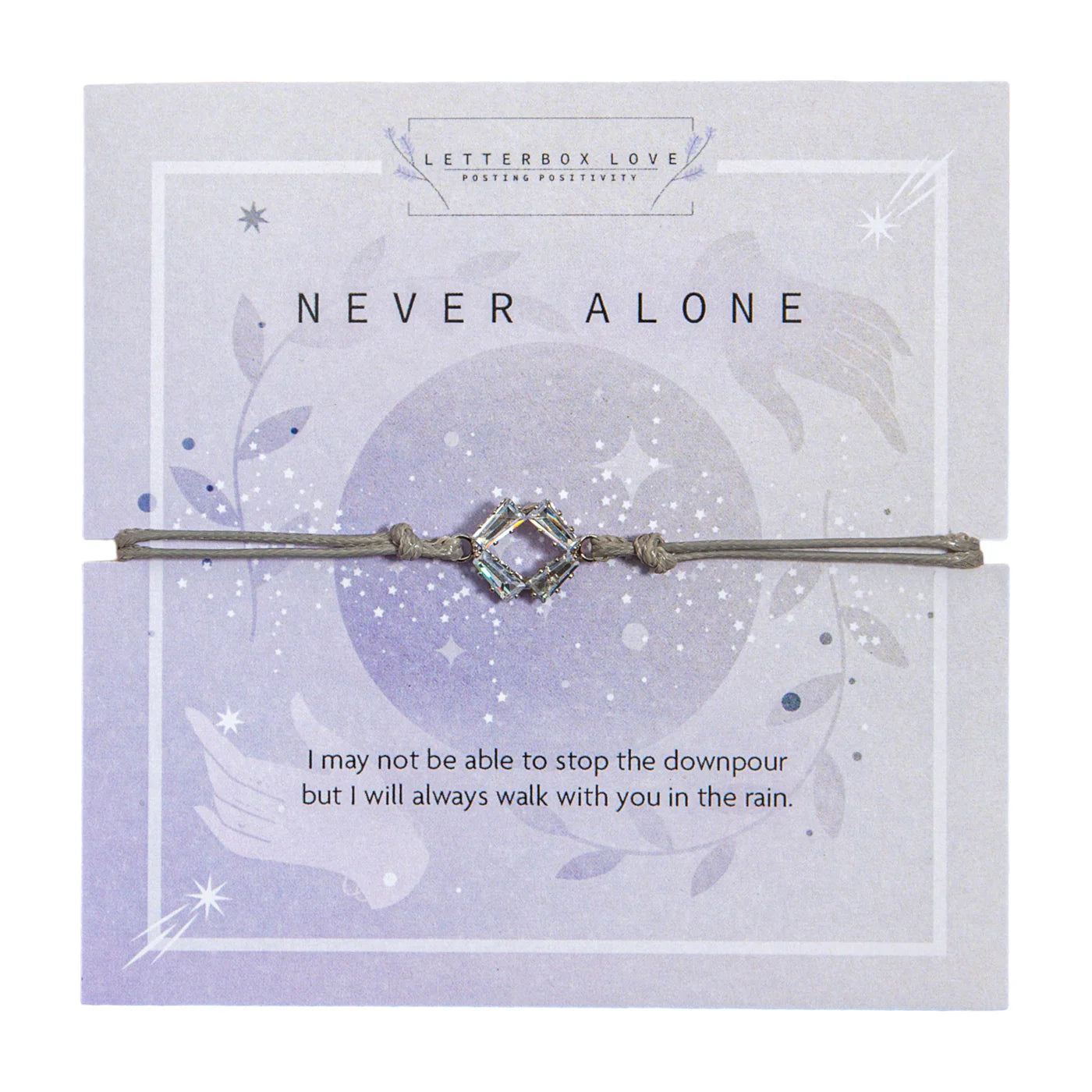 "Never Alone" Keepsake Bracelet and Card Set