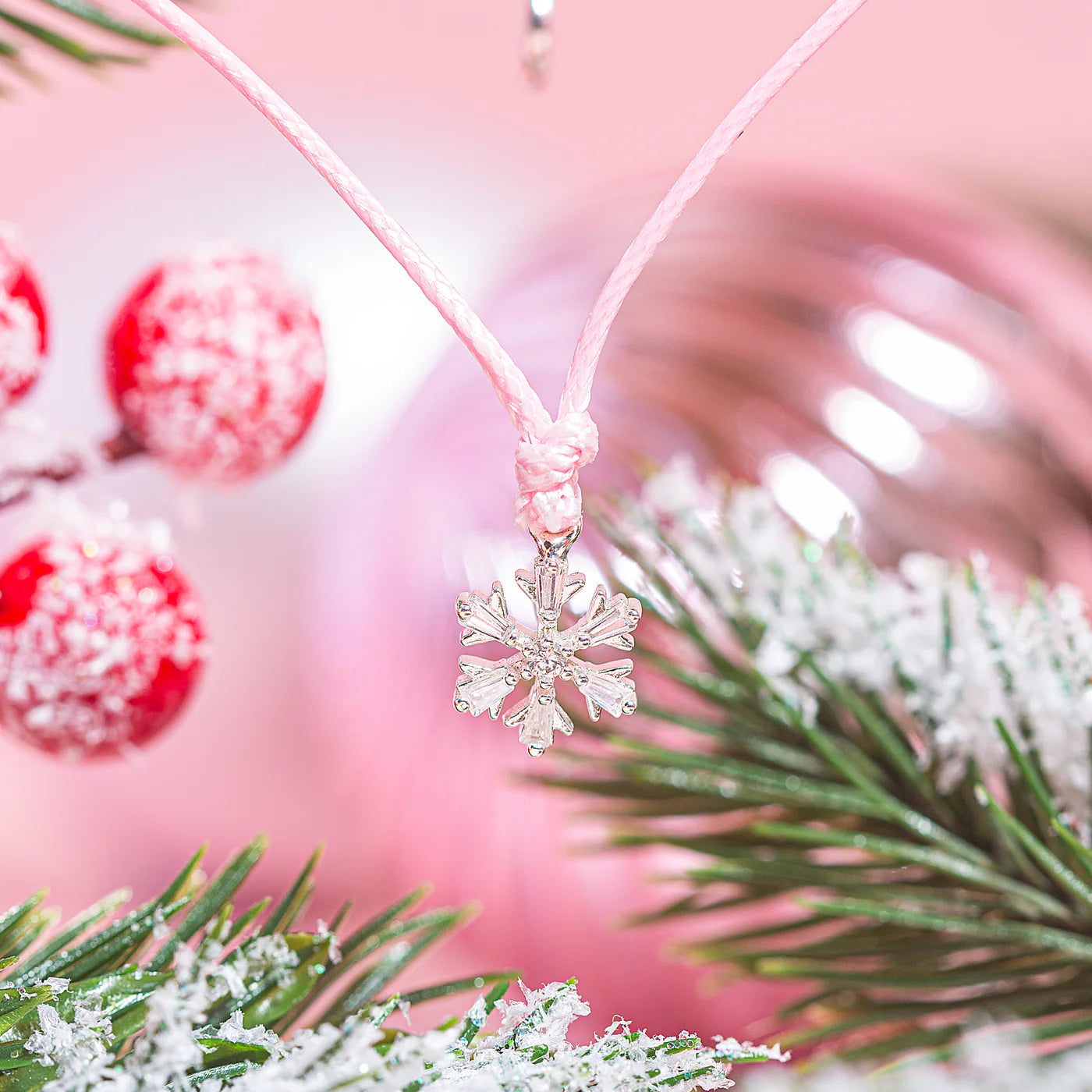 "Sparkly Christmas" Keepsake Bracelet and Card Set