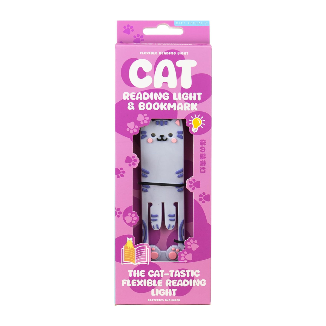 Cat Reading Light & Bookmark