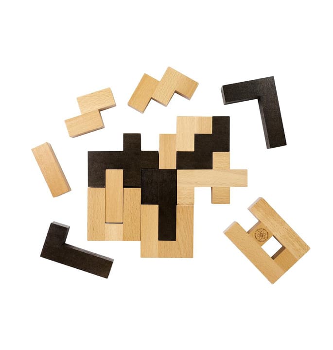 Albert Einstein's Letter Block Puzzle