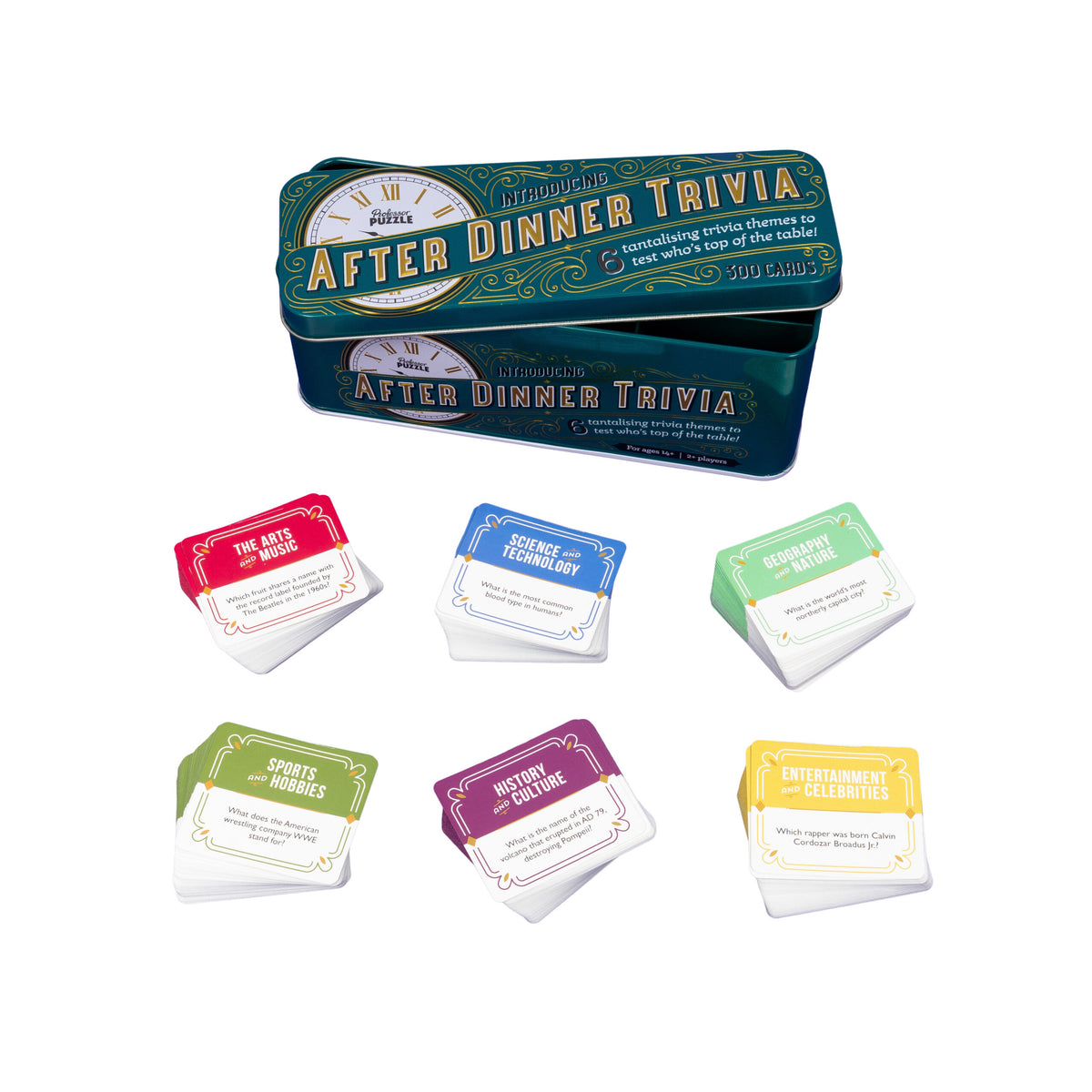 After Dinner Trivia in a Tin
