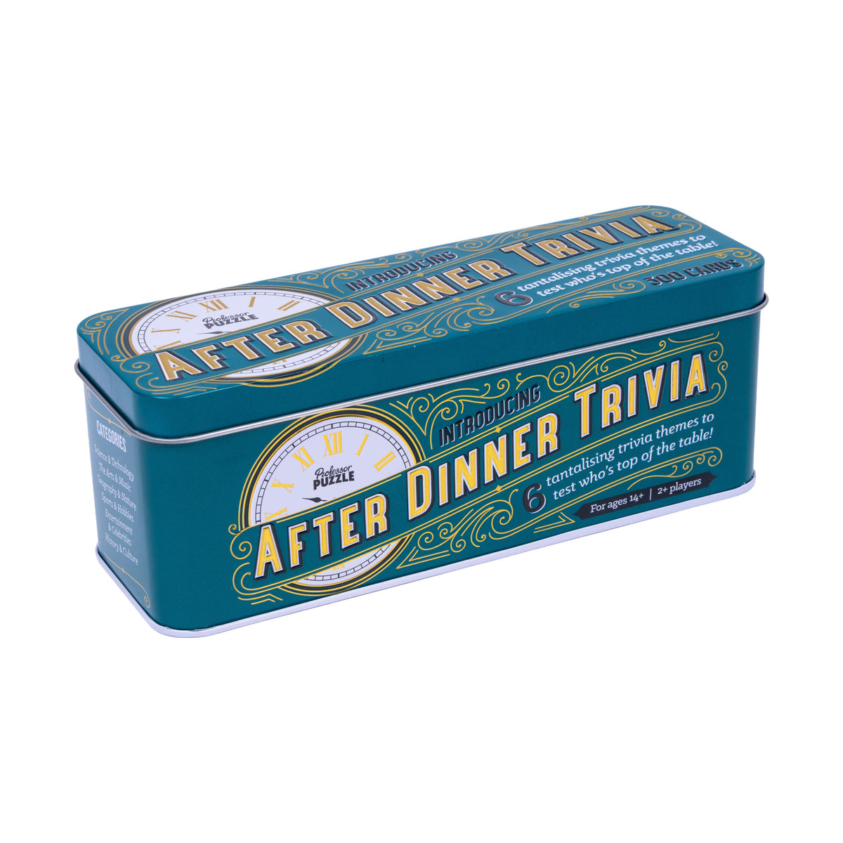 After Dinner Trivia in a Tin