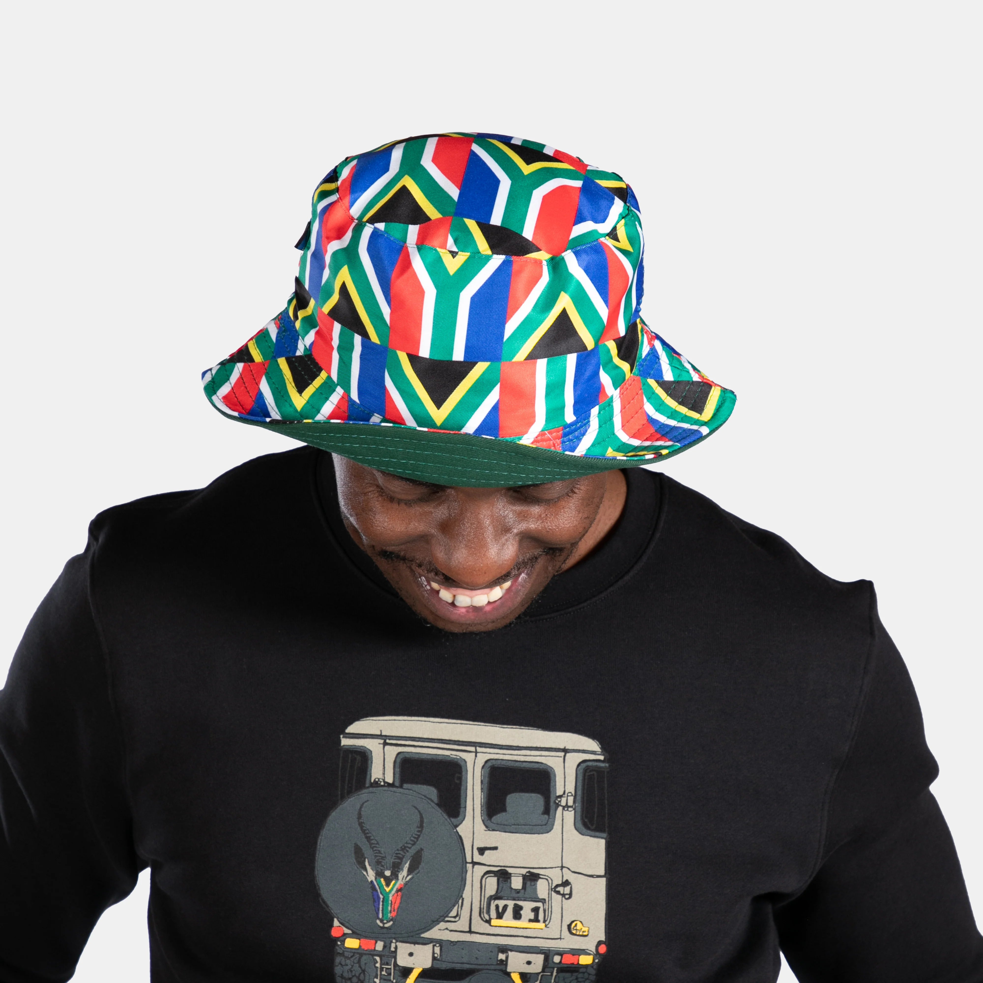 South African Flag Reversible Bucket Hat