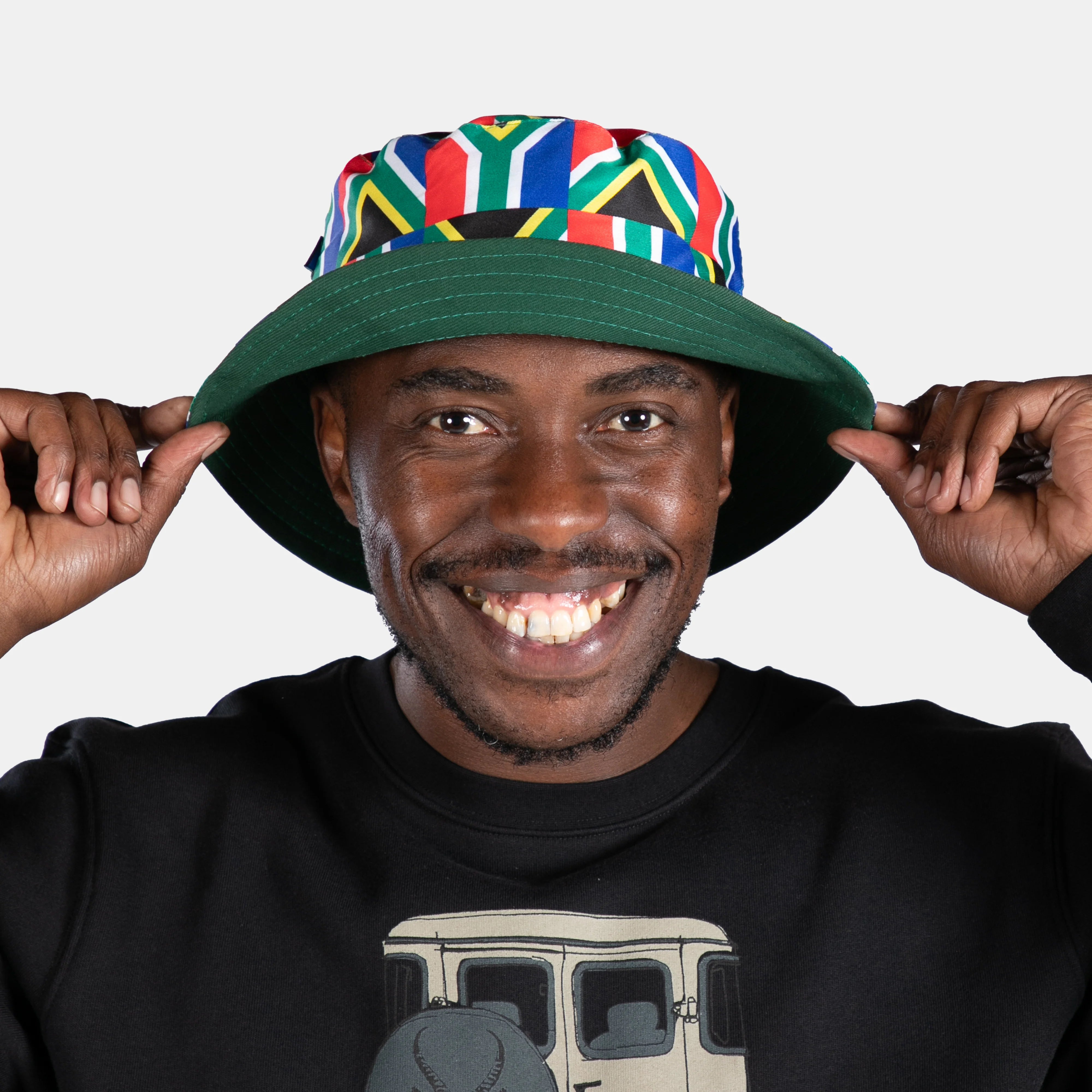 South African Flag Reversible Bucket Hat