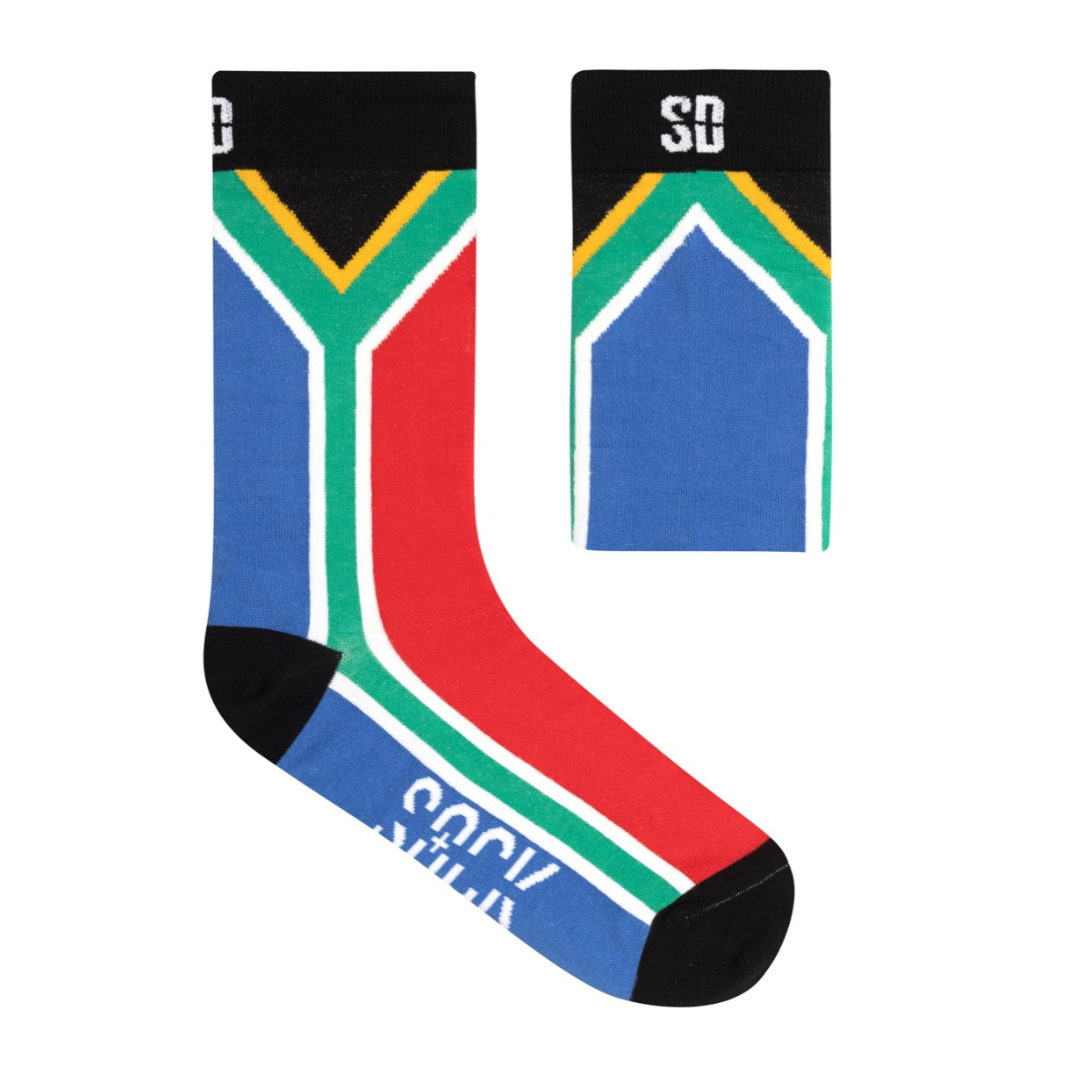 South African Flag Socks