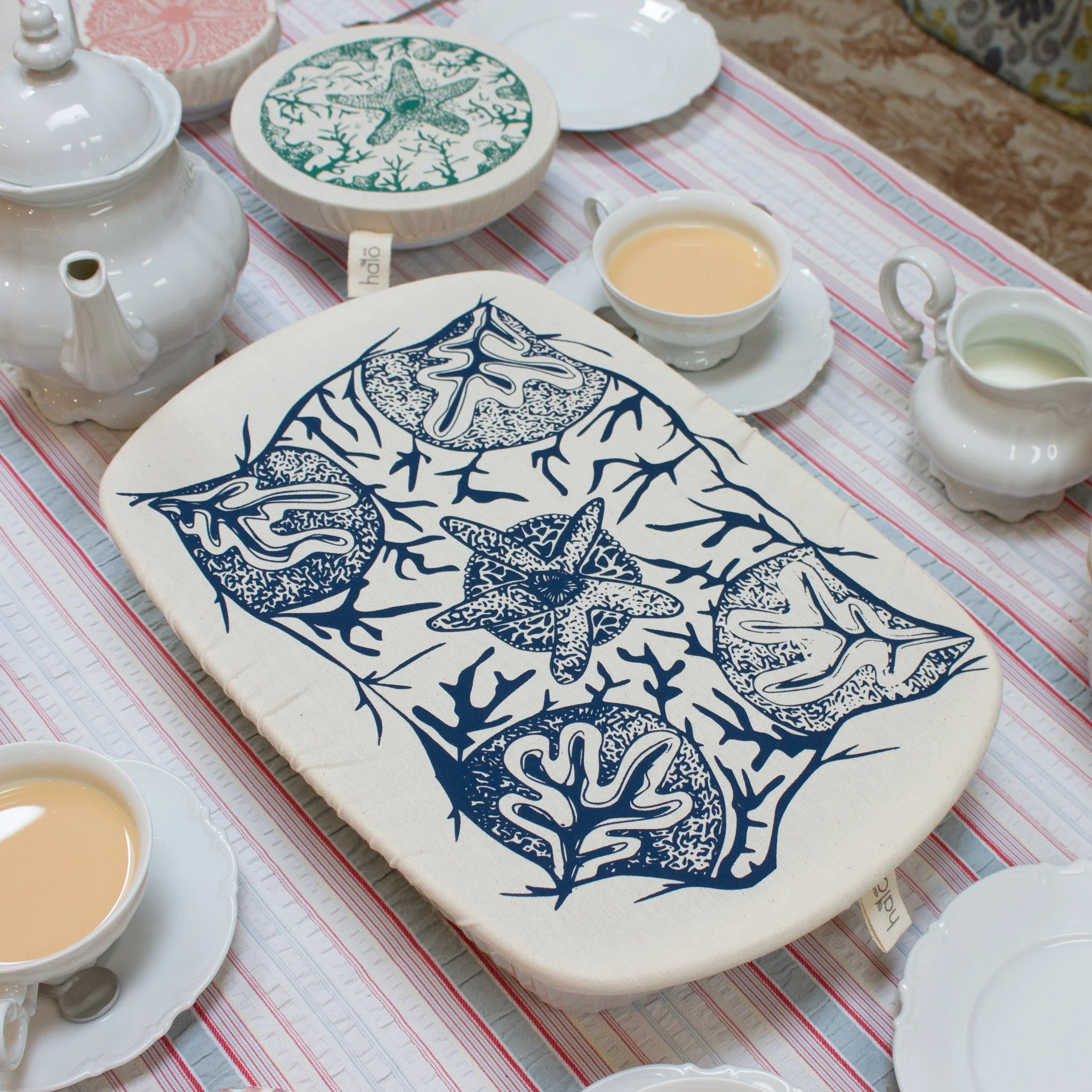 Halo "Starfish" Cotton Dish Covers (assorted sizes, round and square)