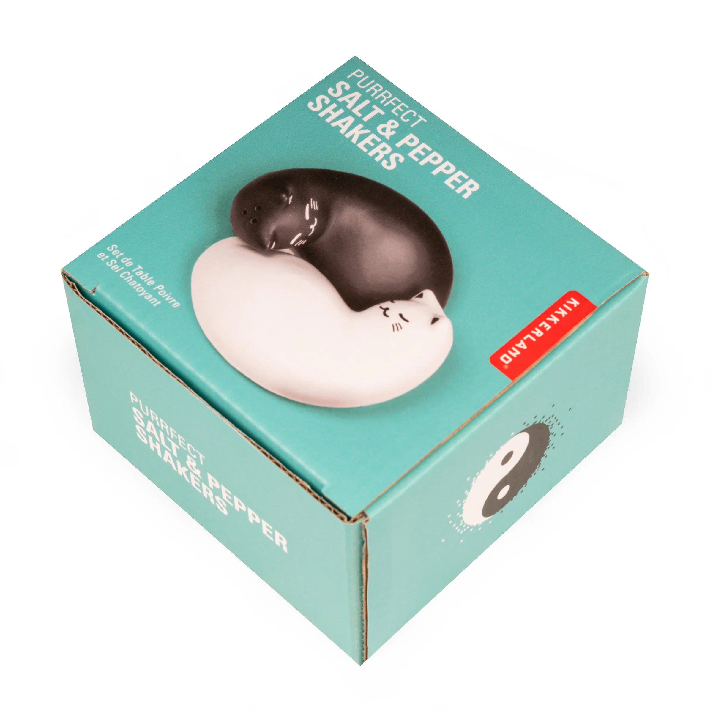 Purrfect Cat-Shaped Salt and Pepper Set