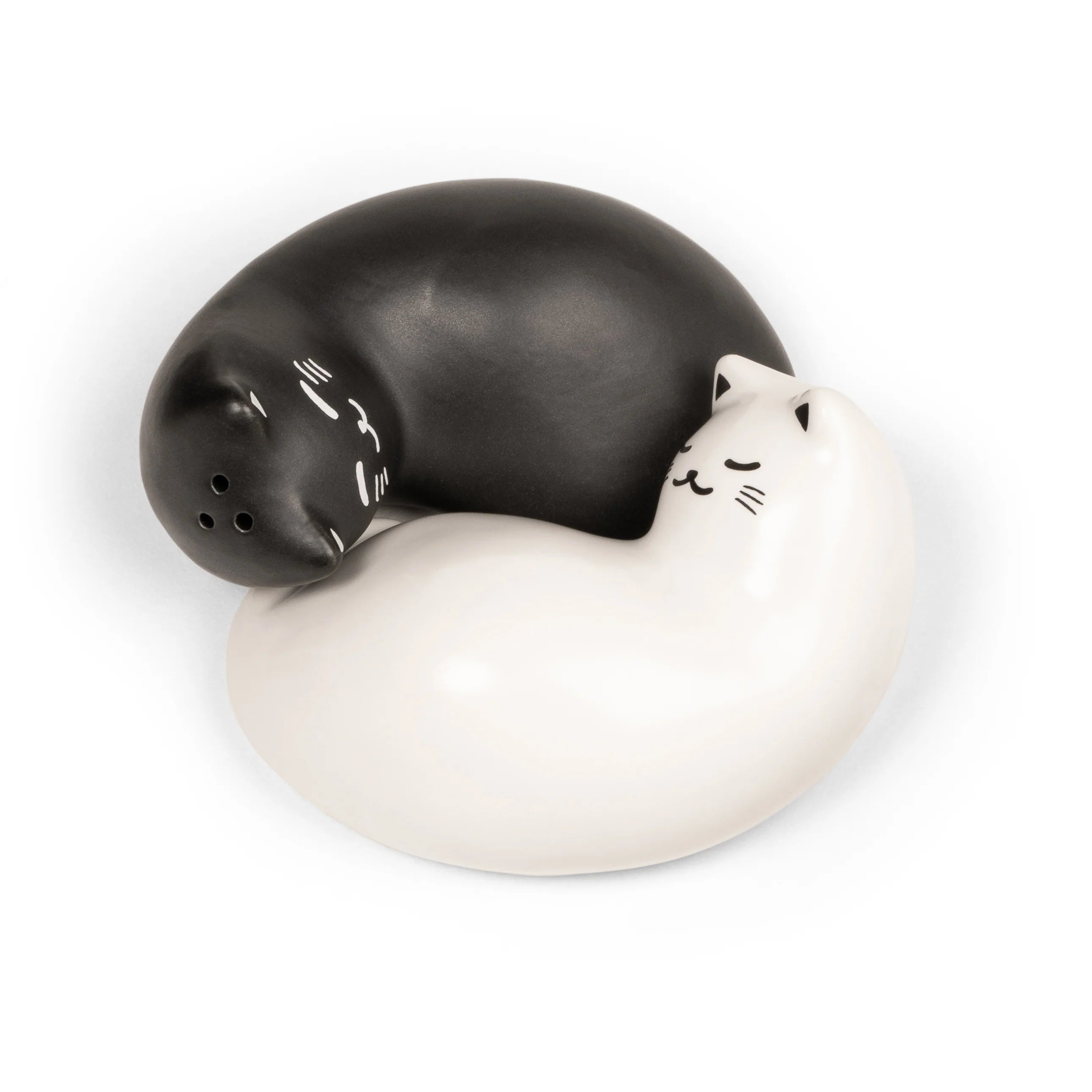 Purrfect Cat-Shaped Salt and Pepper Set