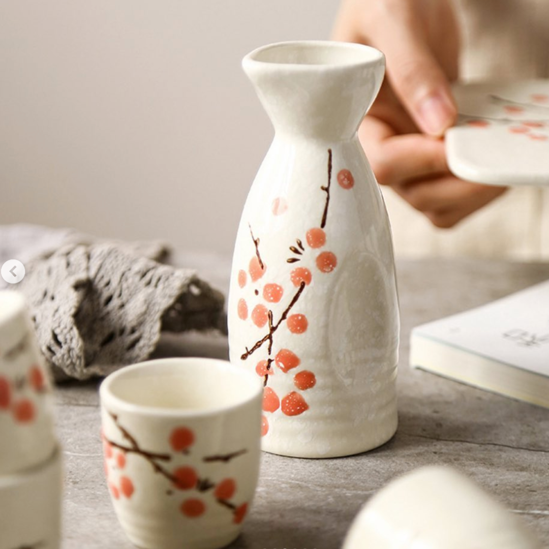 Plum Blossom Sake Set (5pc)