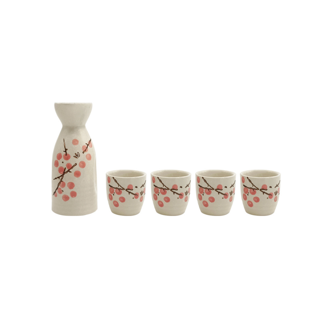 Plum Blossom Sake Set (5pc)