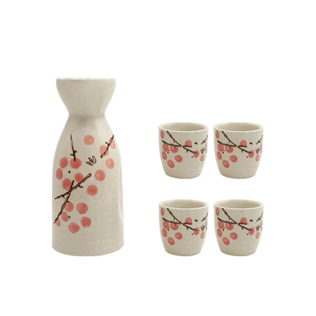 Plum Blossom Sake Set (5pc)