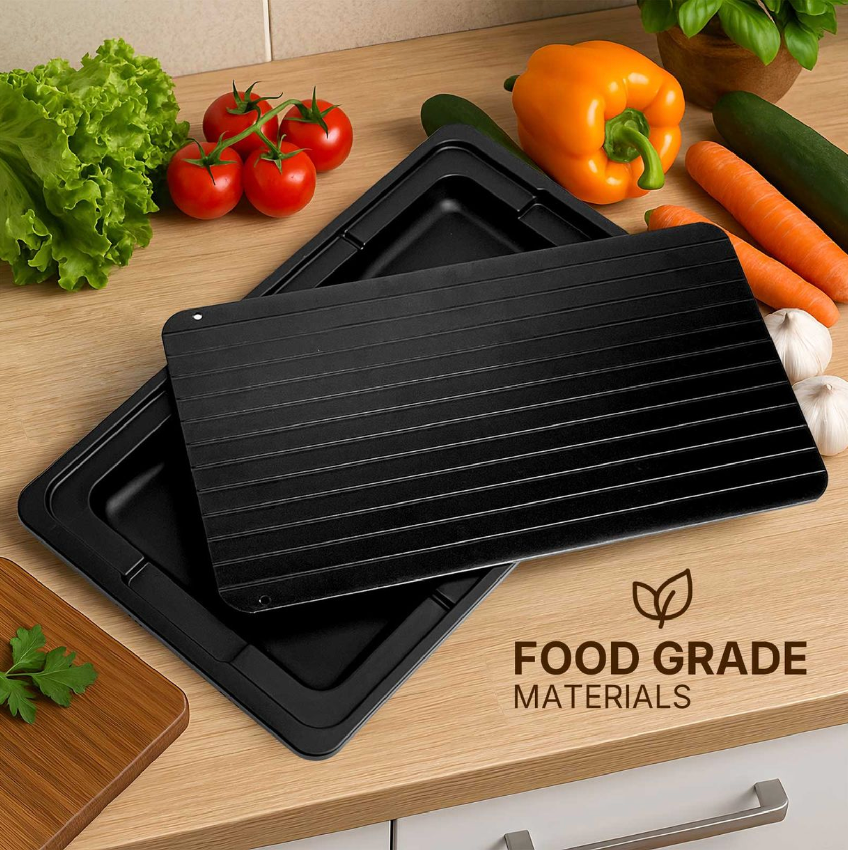 Quick Defrosting Meat Tray