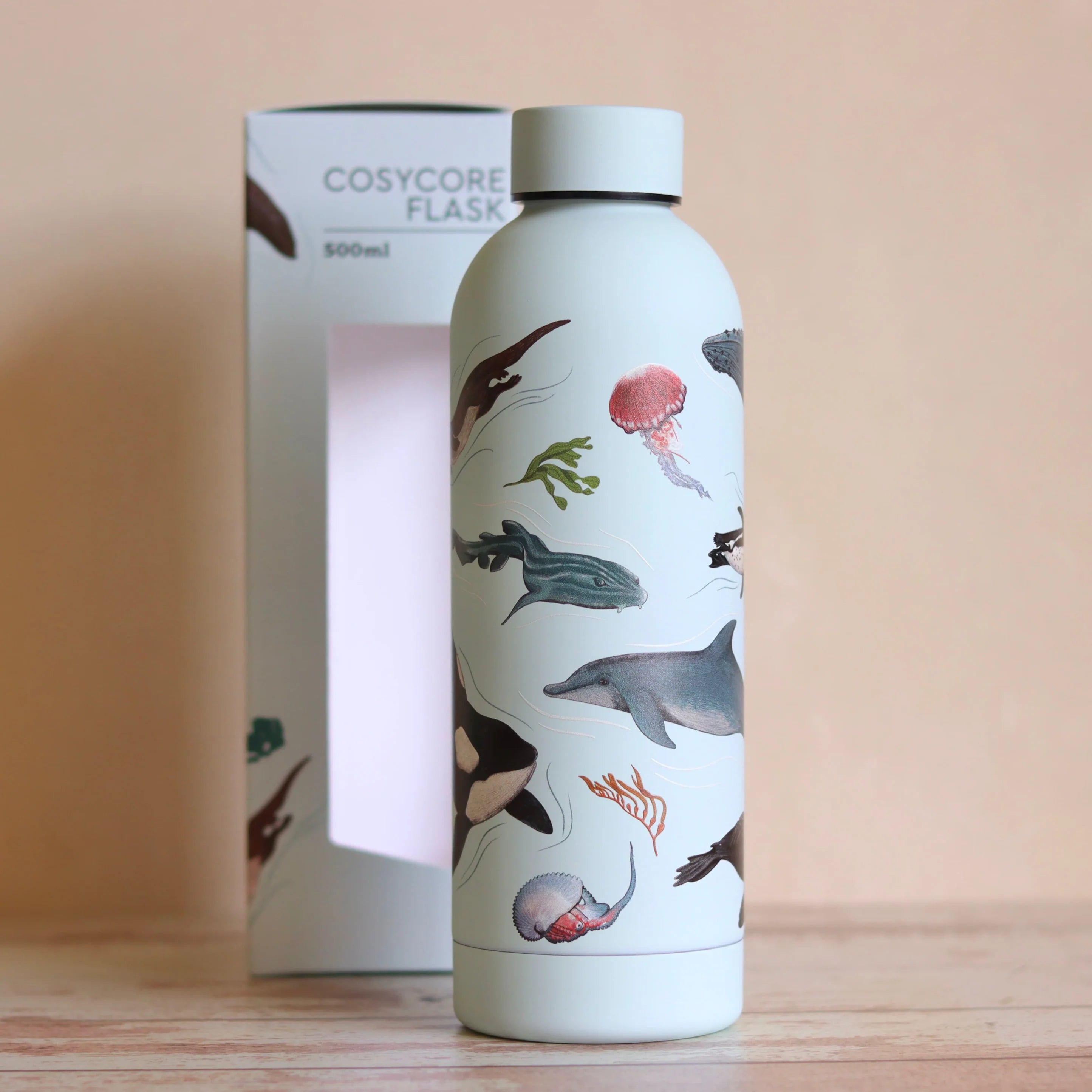 CosyCore Stainless Steel Flasks – Sea Life