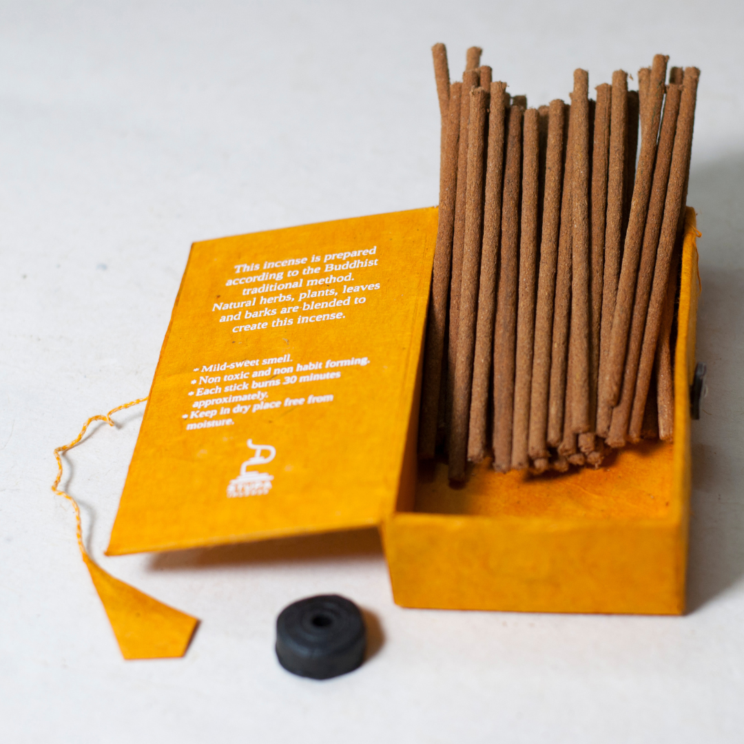 Stupa Genuine Nepalese Incense (Gift Box of 40 Sticks)