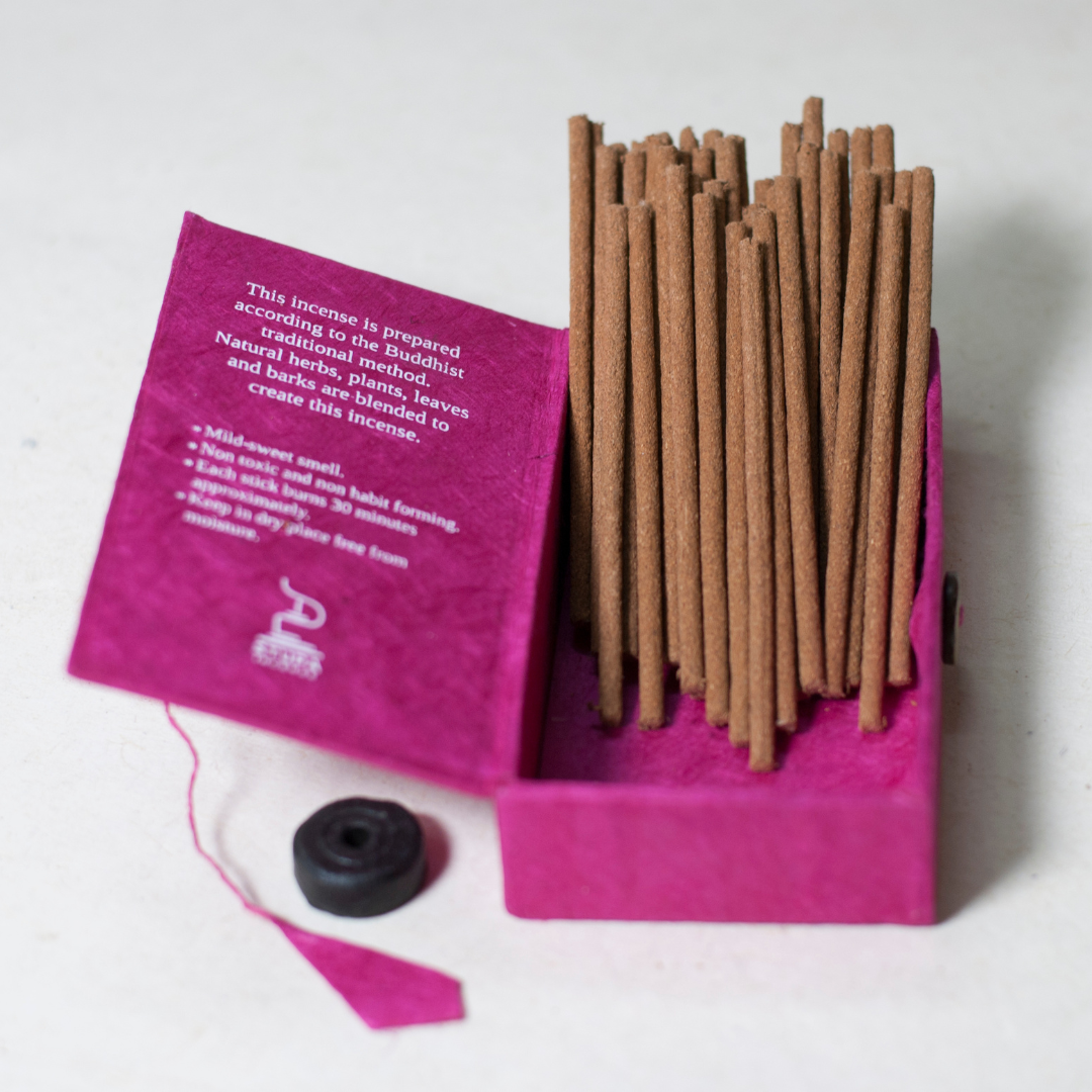 Stupa Genuine Nepalese Incense (Gift Box of 40 Sticks)