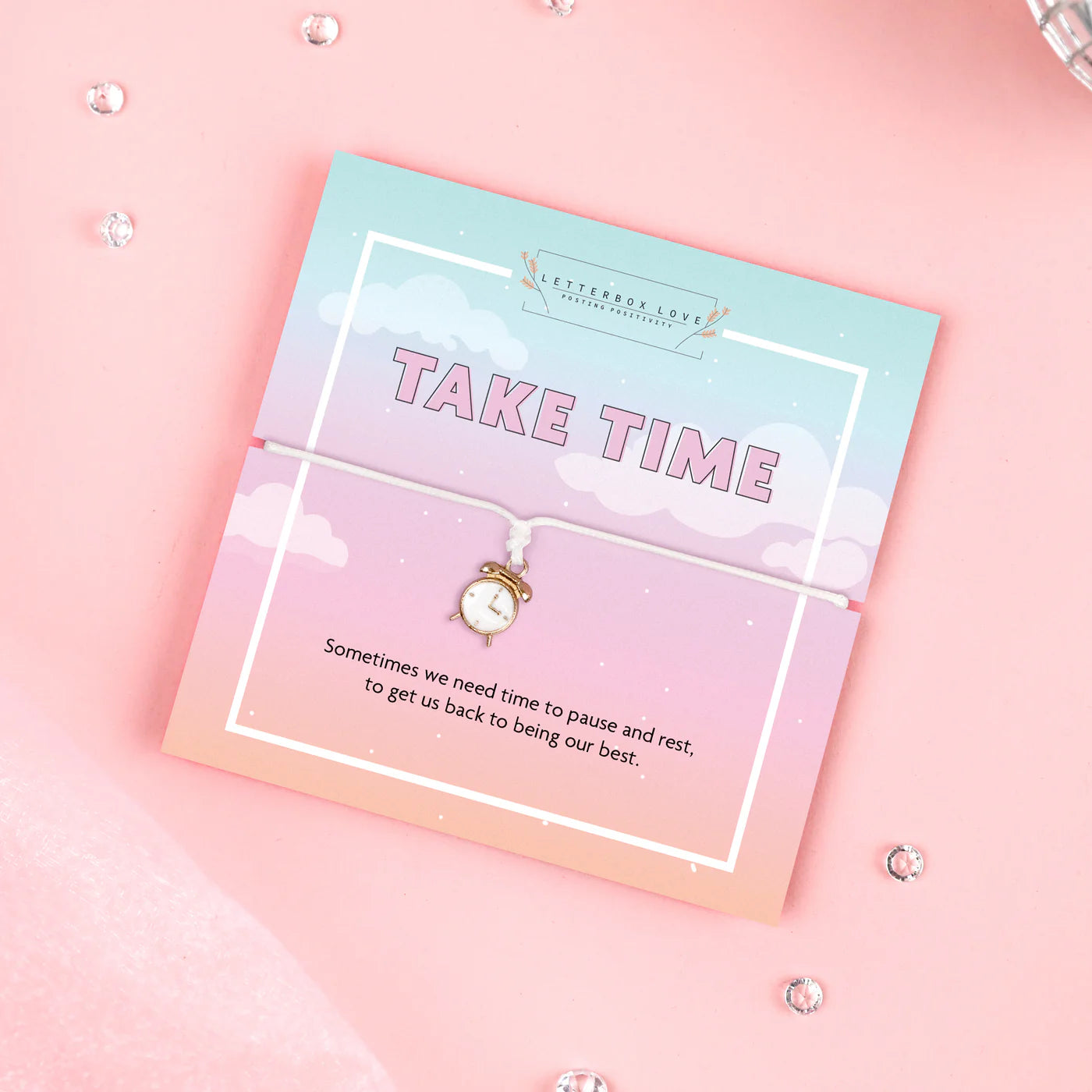 "Take Time" Keepsake Bracelet and Card Set